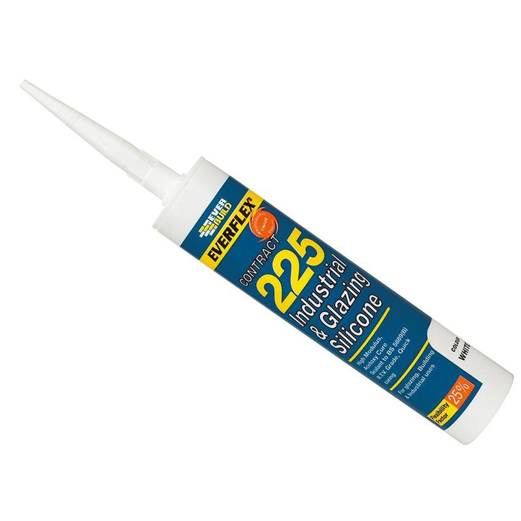 Industrial & Glazing Silicone Brushed Steel 225
