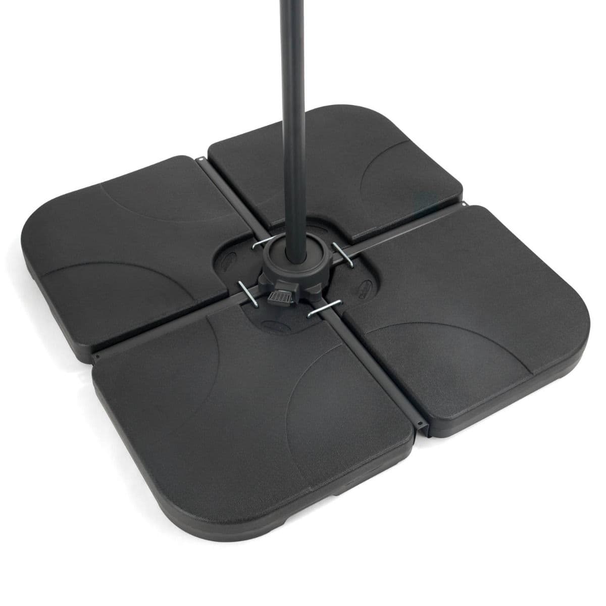 Cantilever Parasol Base Square Banana Umbrella Stand Water