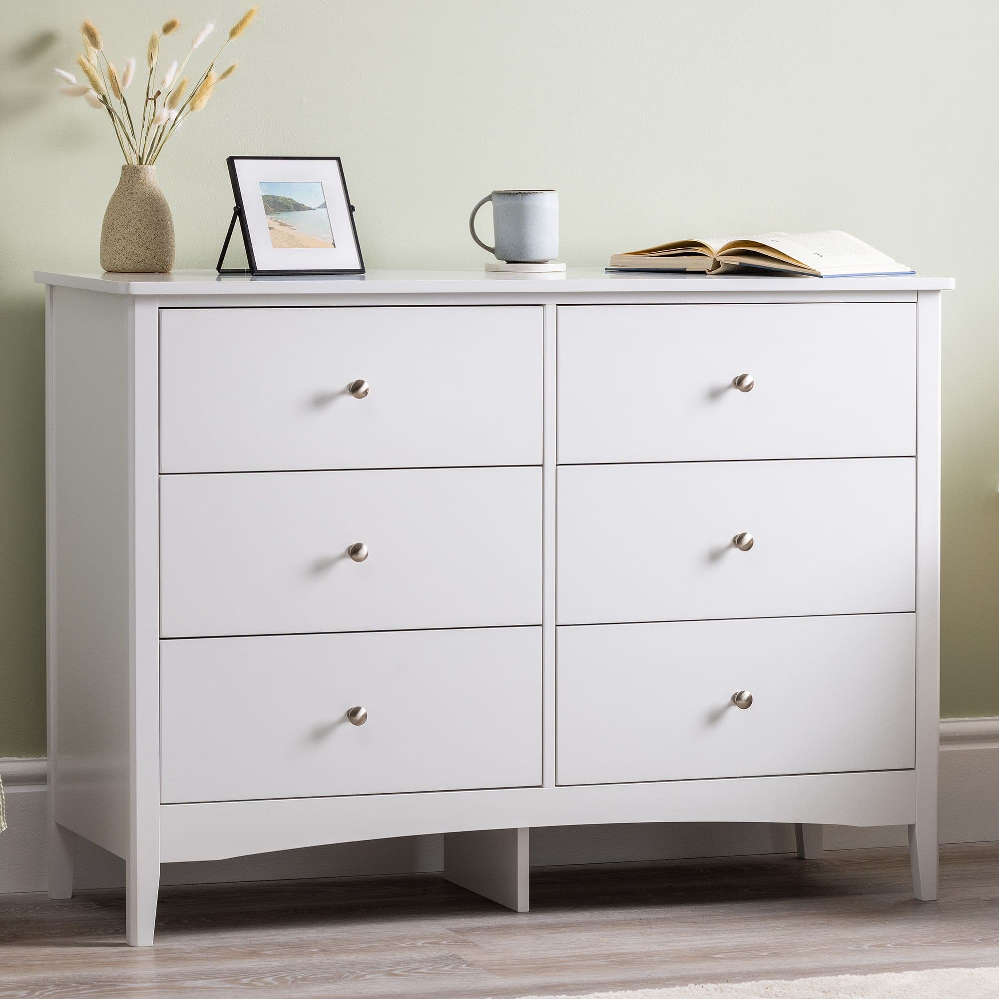 Chest Drawers Modern 6 Drawer Bedroom Storage Unit Furniture Cabinet