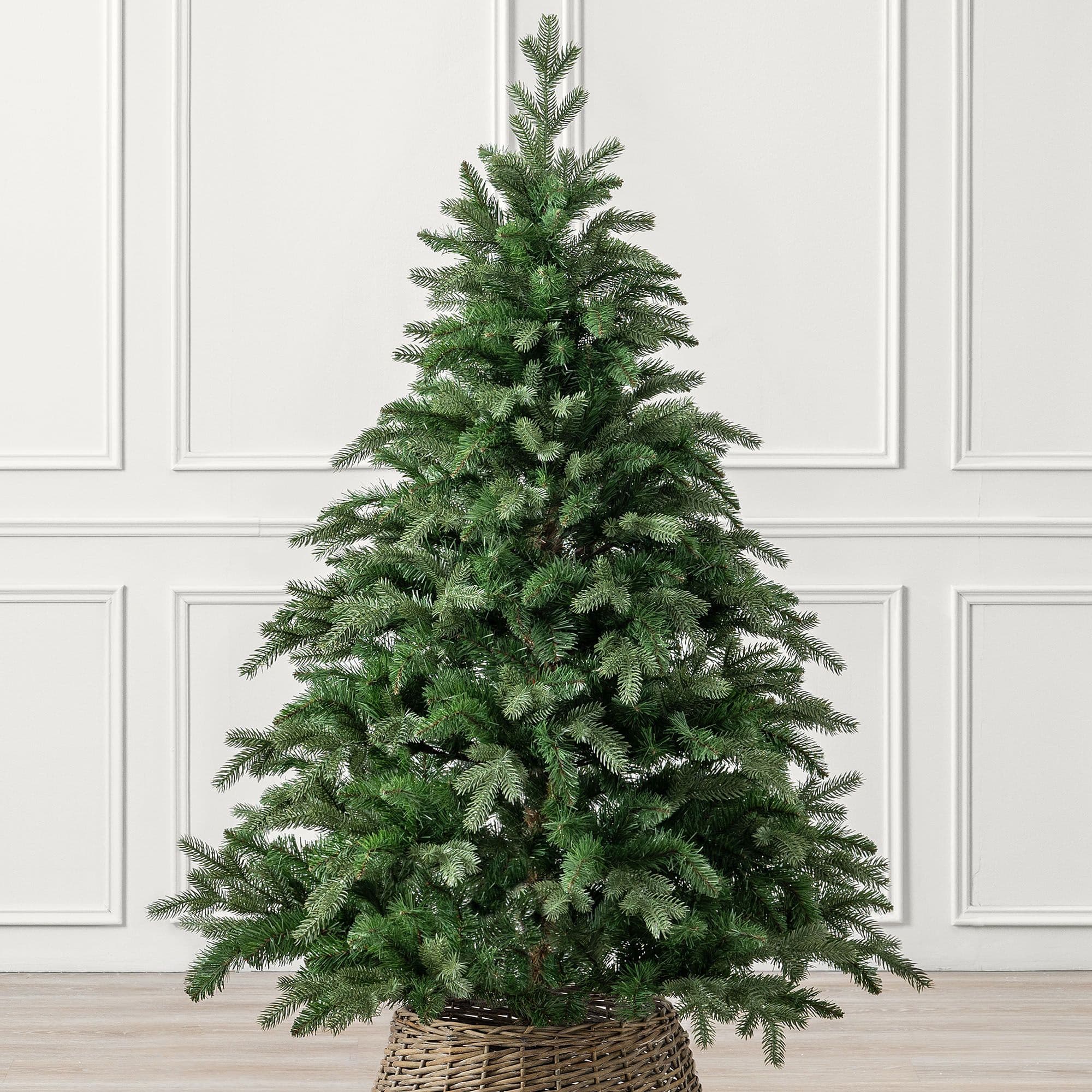 Artificial Christmas Tree Fraser Fir Indoor Xmas Decoration Stand 5ft 6ft 7ft 8ft