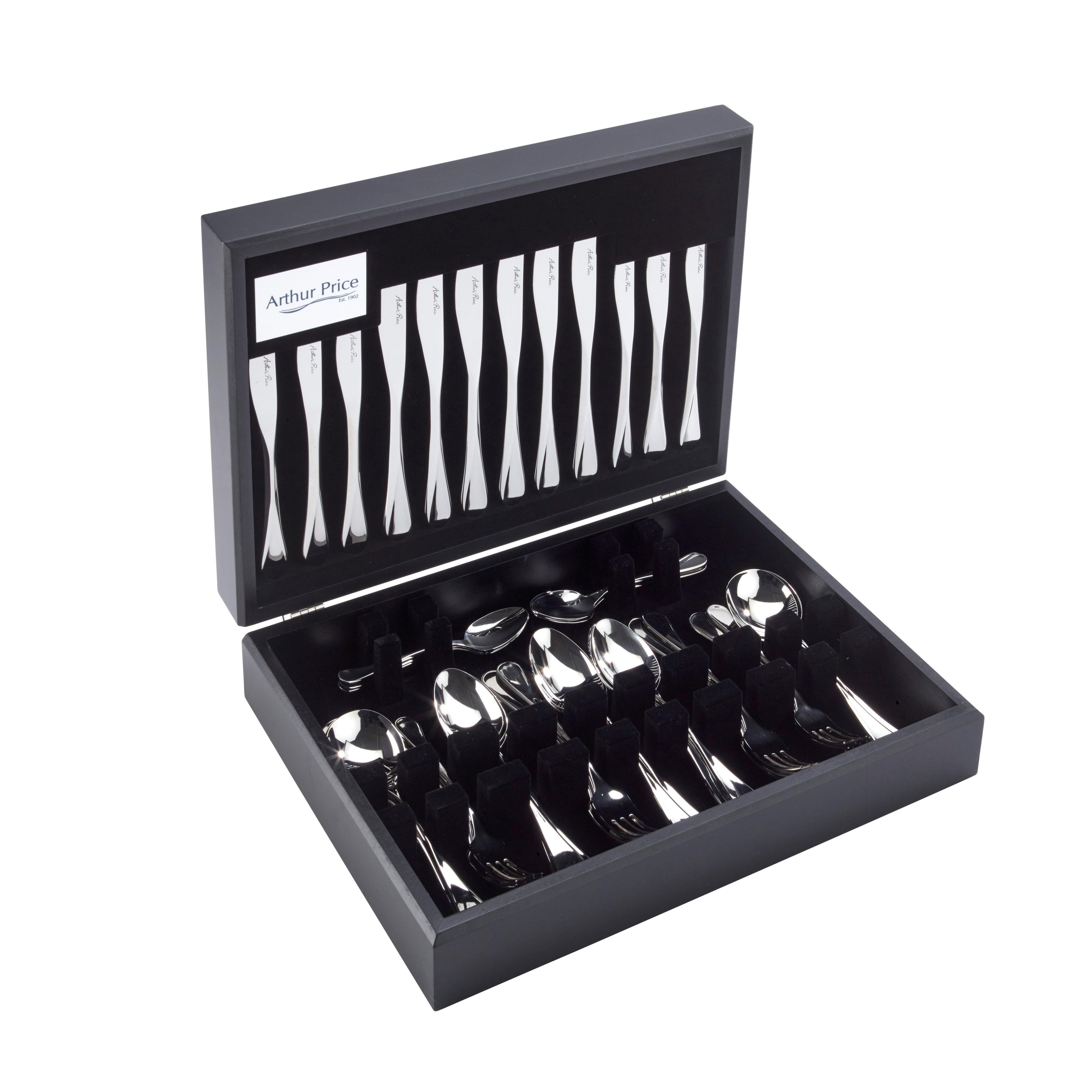 Signature Cascade Stainless Steel 44 Piece 6 Person Canteen Cutlery Set