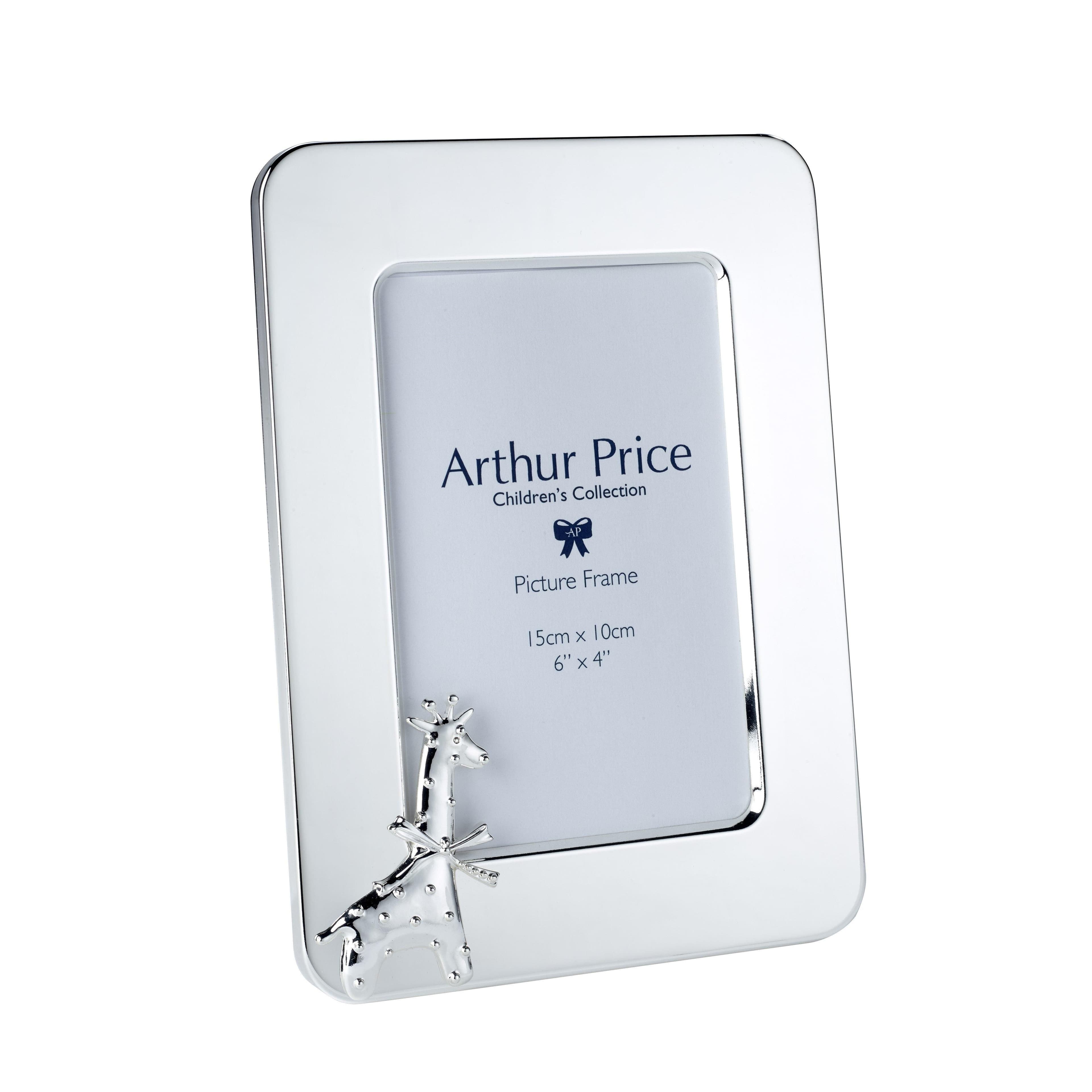 Bambino Giraffe Plated Photo Frame Holds 6 x 4 Inch Photo Luxury Gift