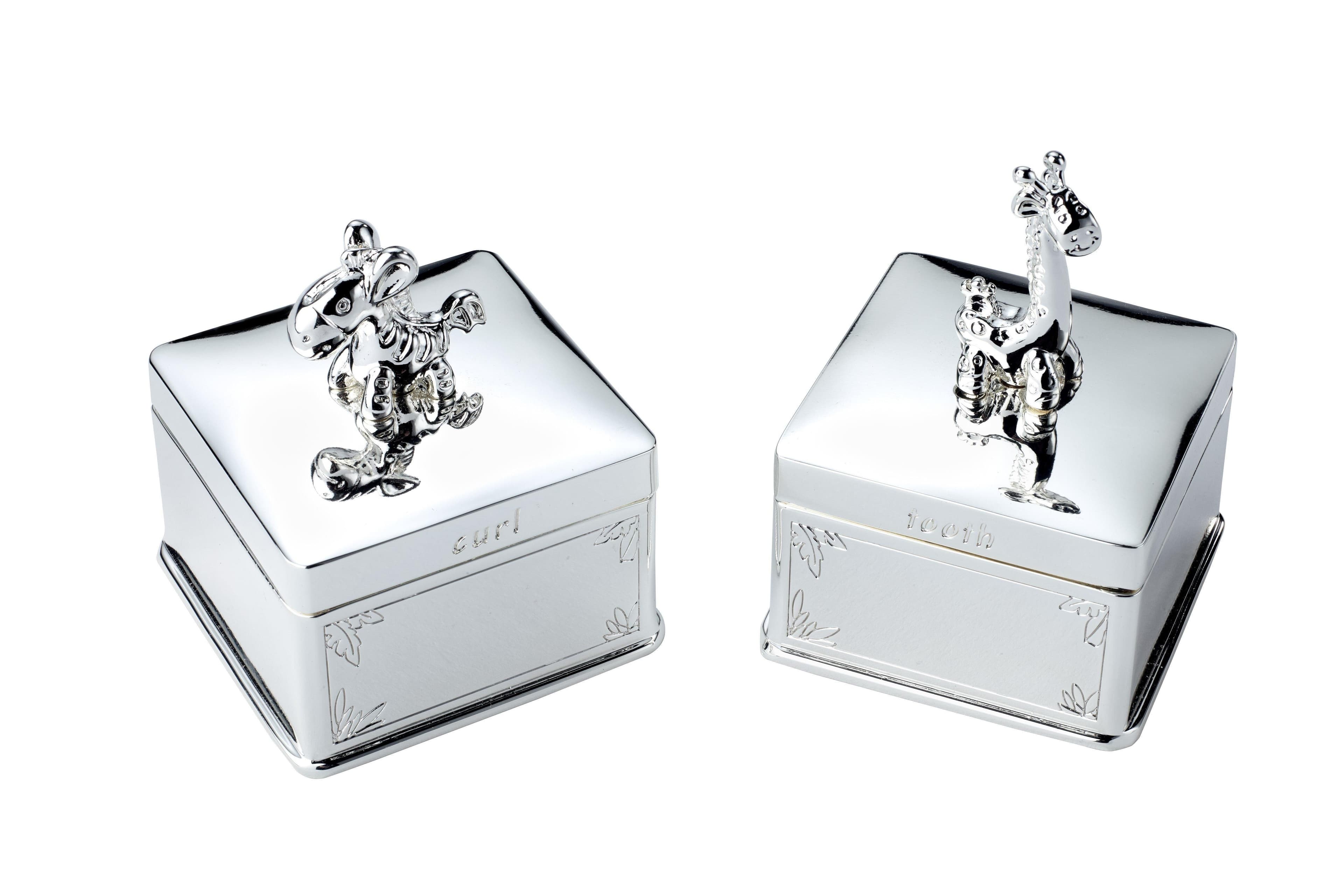 Bambino Giraffe Plated First Curl First Tooth Trinket Boxes Luxury Gift