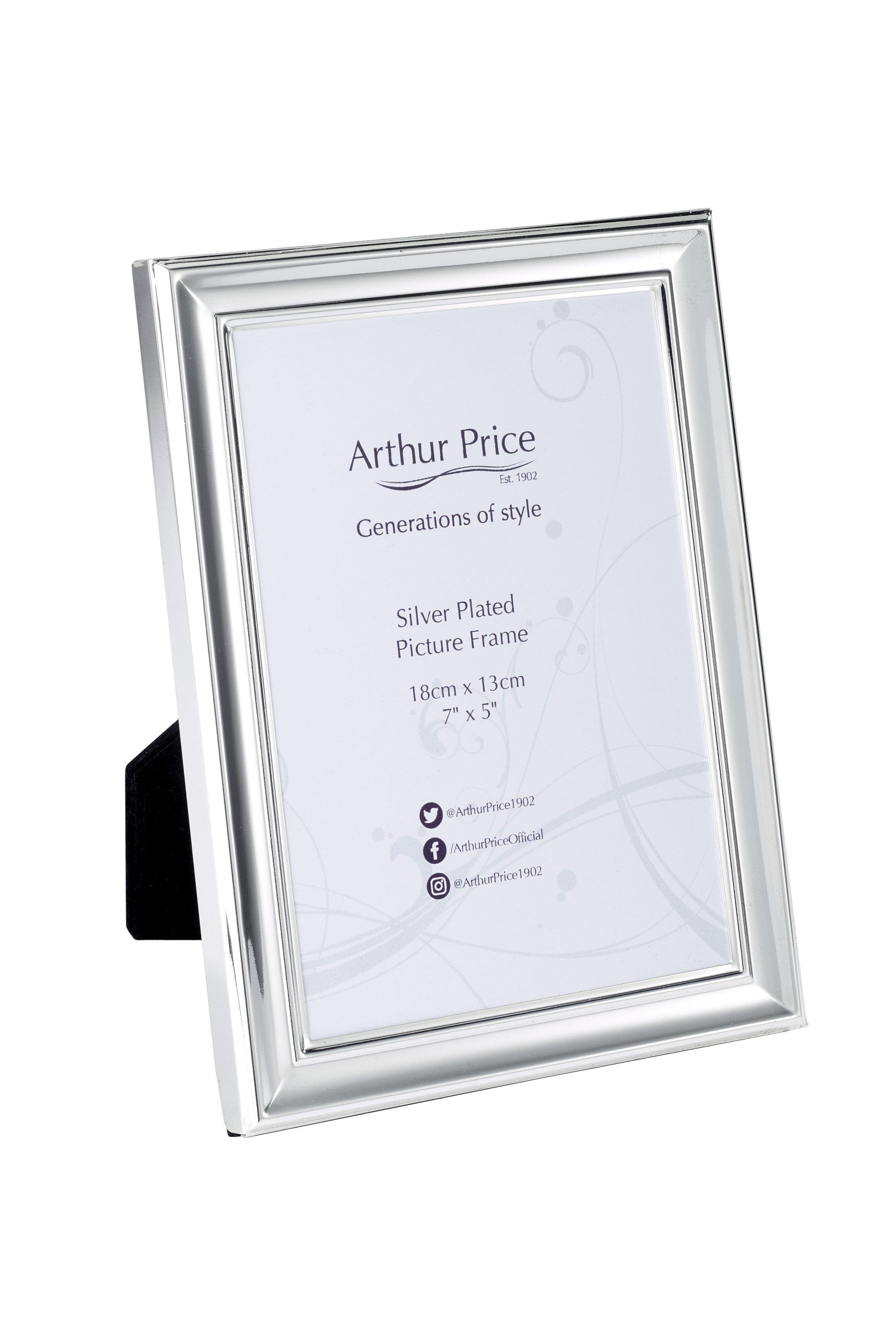 Art Deco Plated Photo Frame 7 x 5 Inch