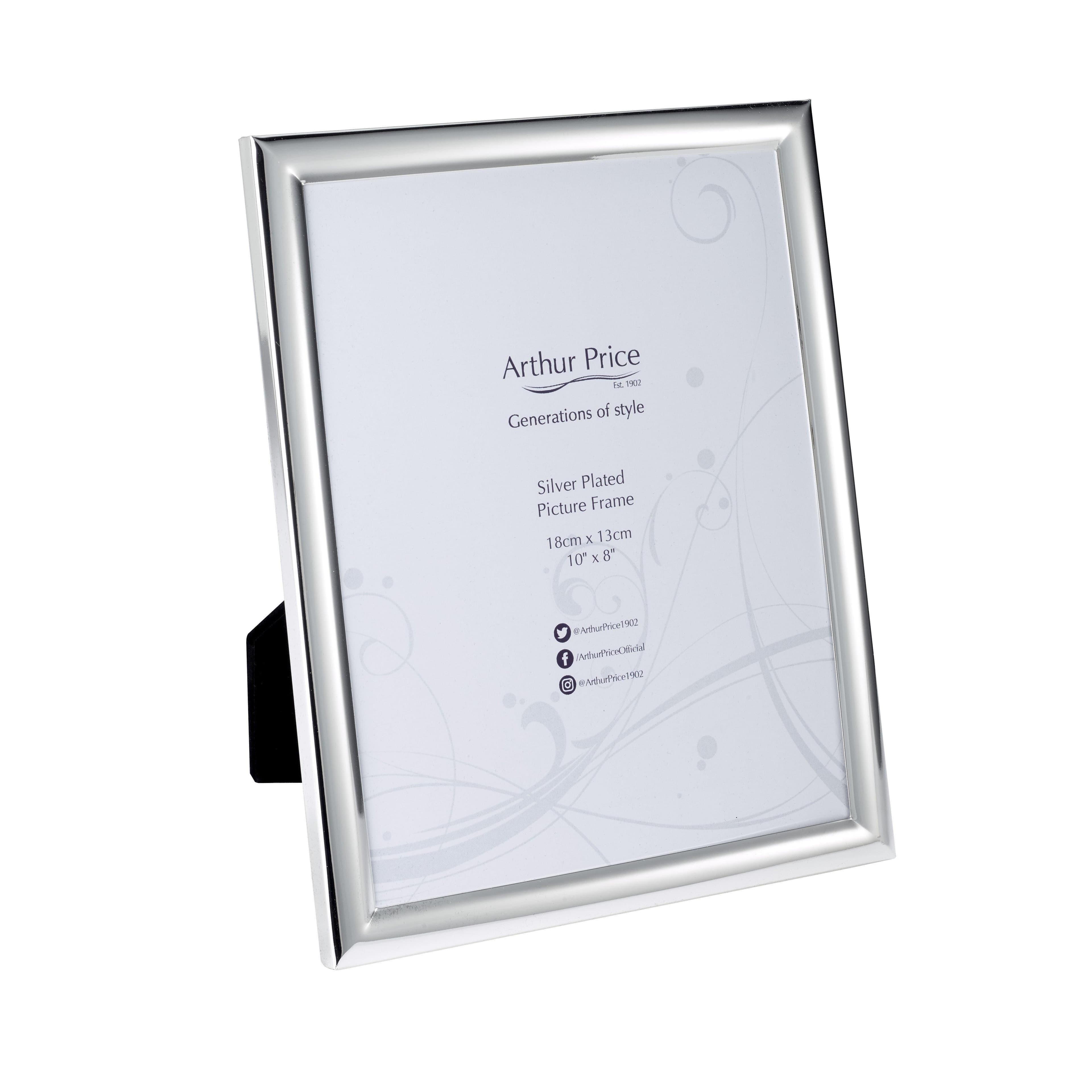 Plain Plated Photo Frame 10 x 8 Inch 9 x 7 Inch Aperture
