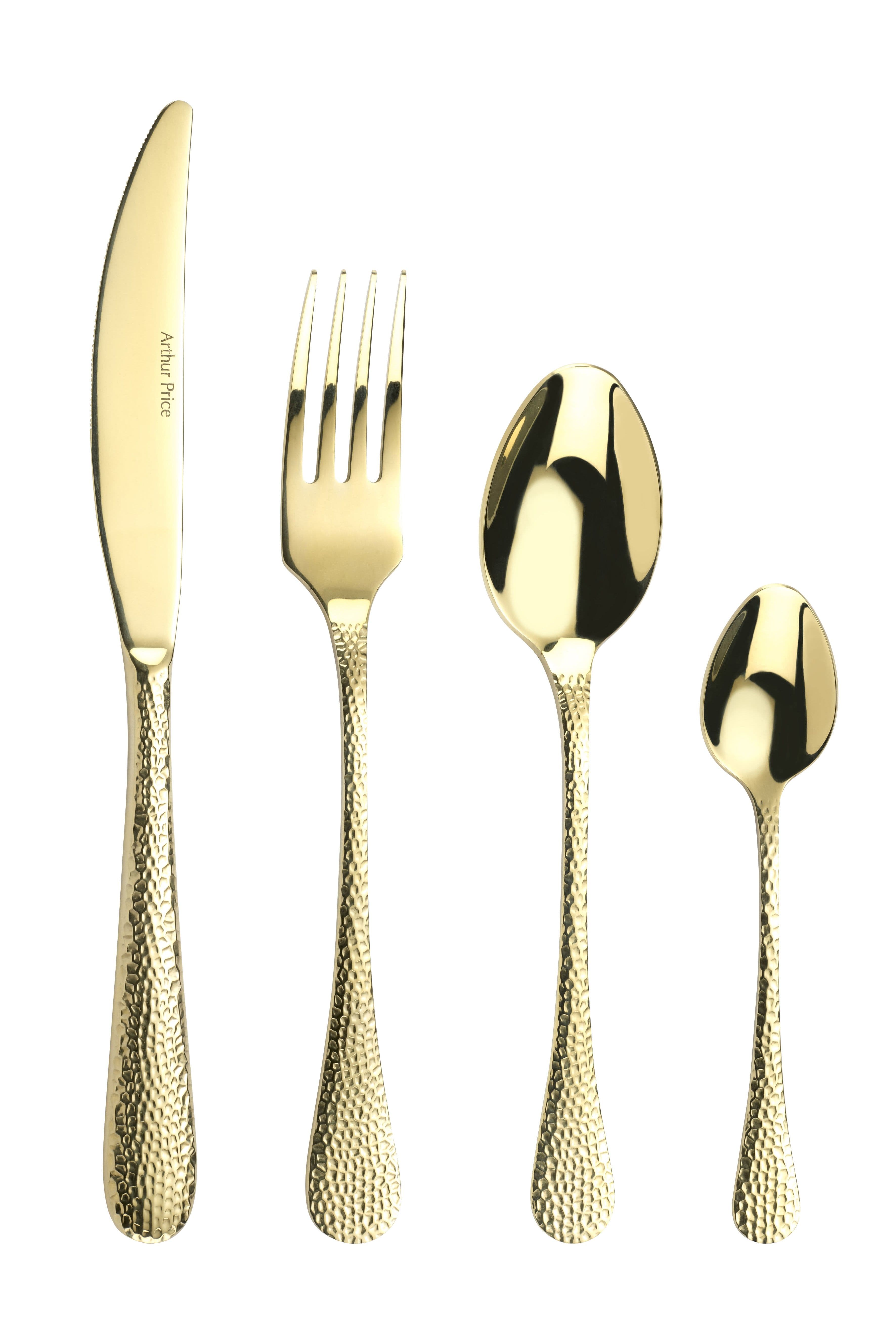 Champagne Avalon Stainless Steel 32 Piece 8 Person Gift Boxed Cutlery Set