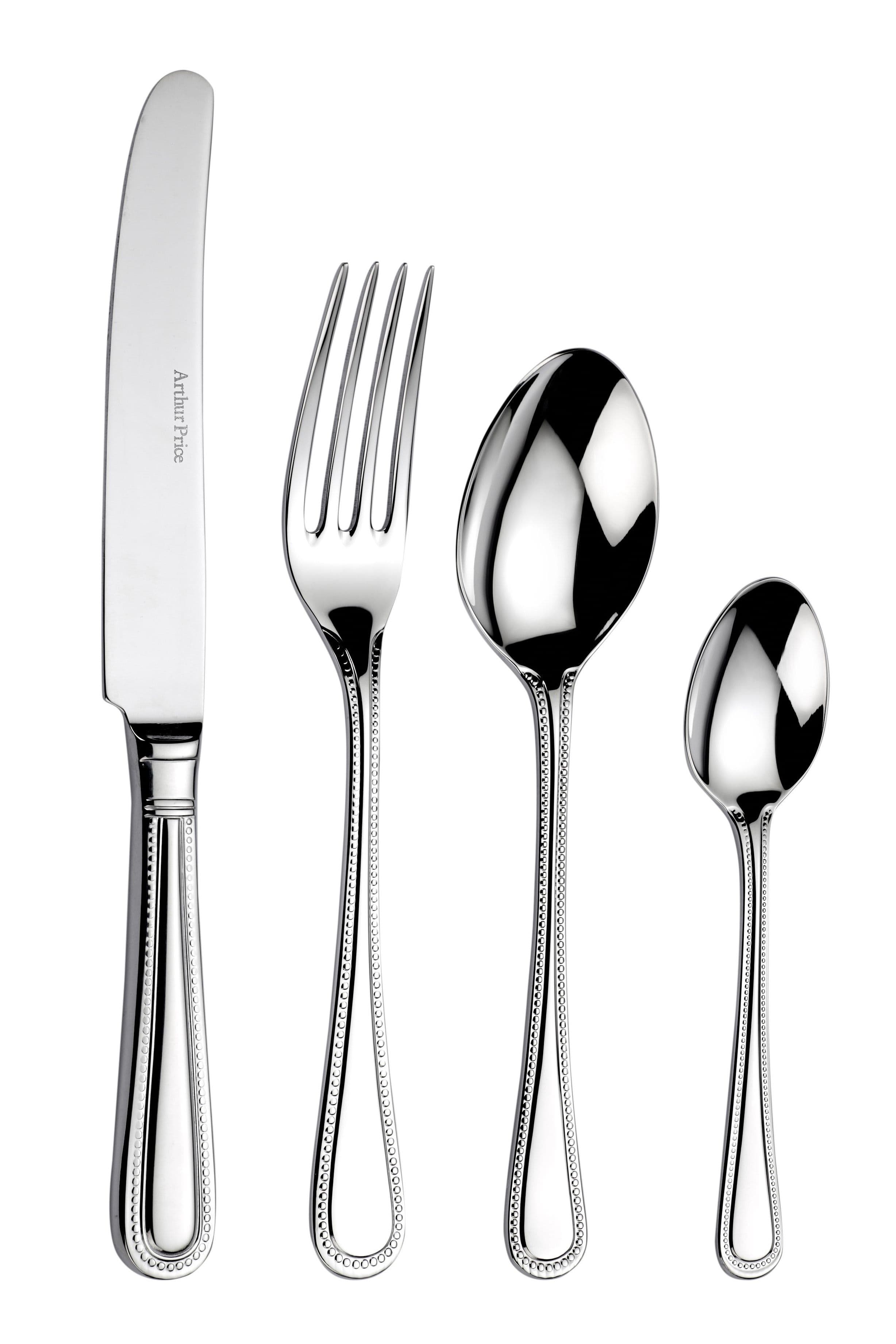 Bead Stainless Steel 48 Piece 12 Person Gift Boxed Cutlery Set