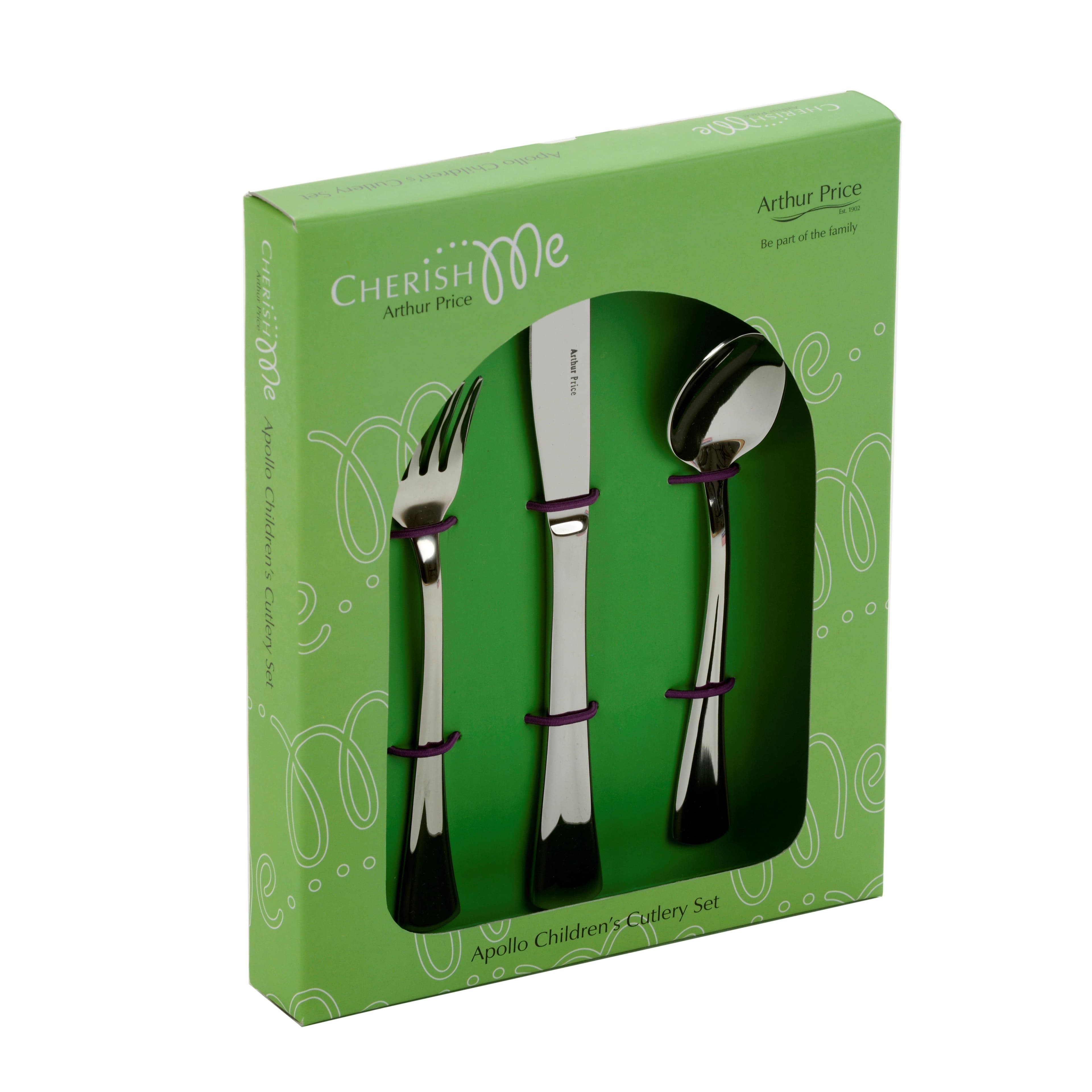 Apollo Stainless Steel 3 Piece Cutlery Set