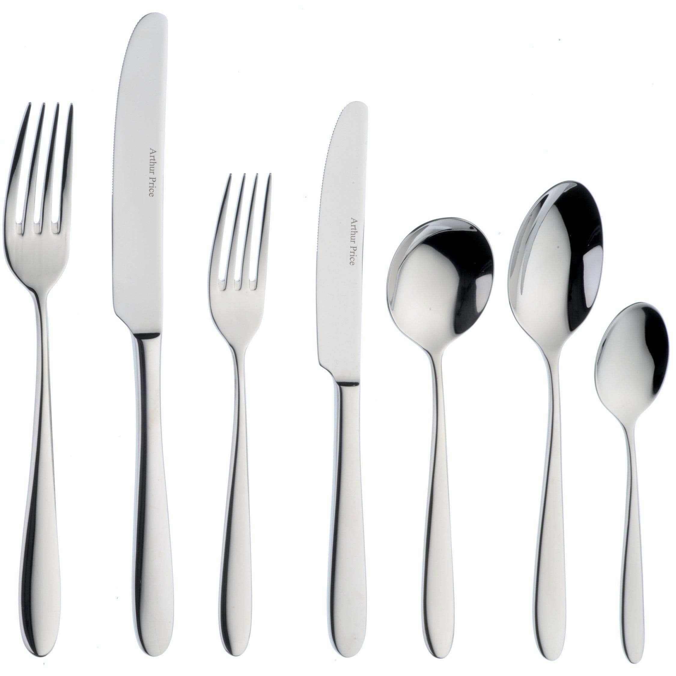 Willow Stainless Steel 7 Piece Cutlery Place Setting