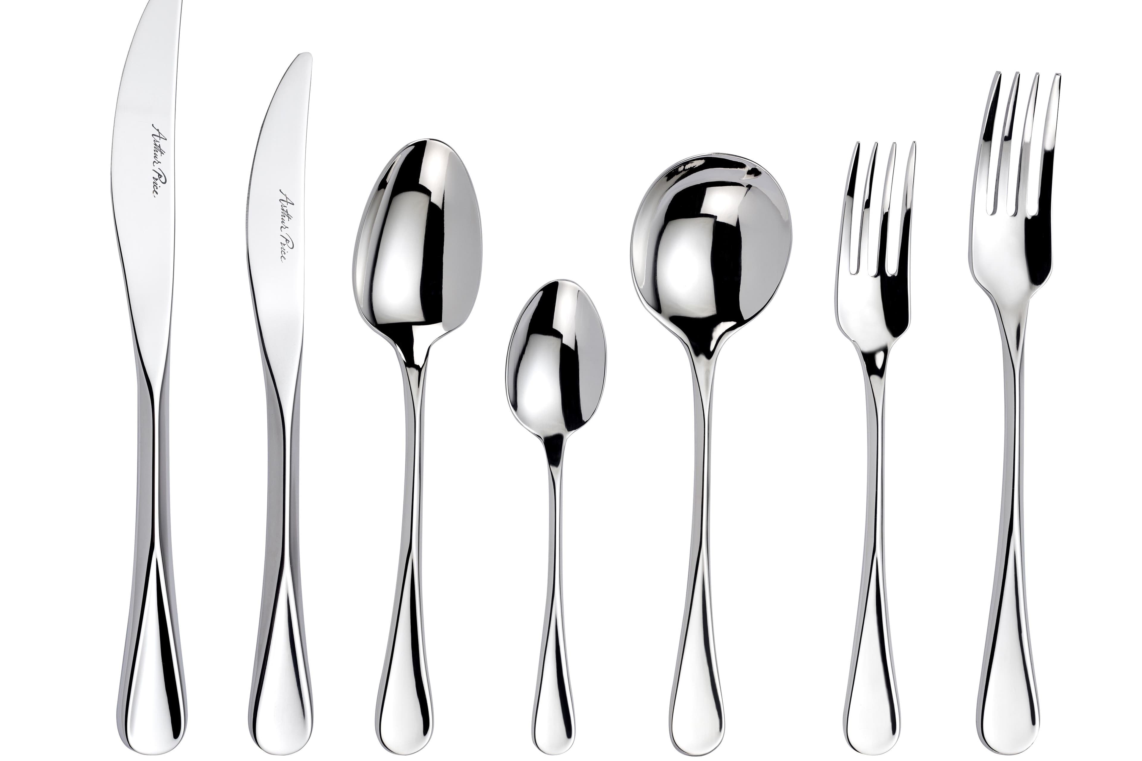 Signature Cascade Stainless Steel 42 Piece 6 Person Boxed Cutlery Set
