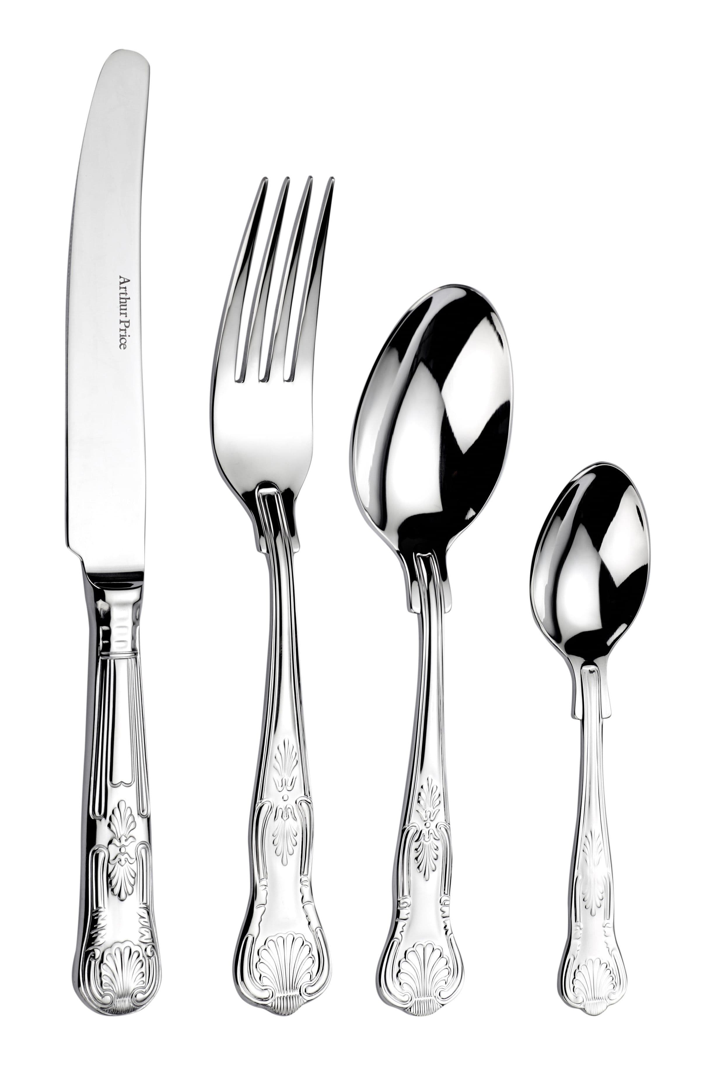 Kings Stainless Steel 24 Piece 6 Person Boxed Cutlery Set