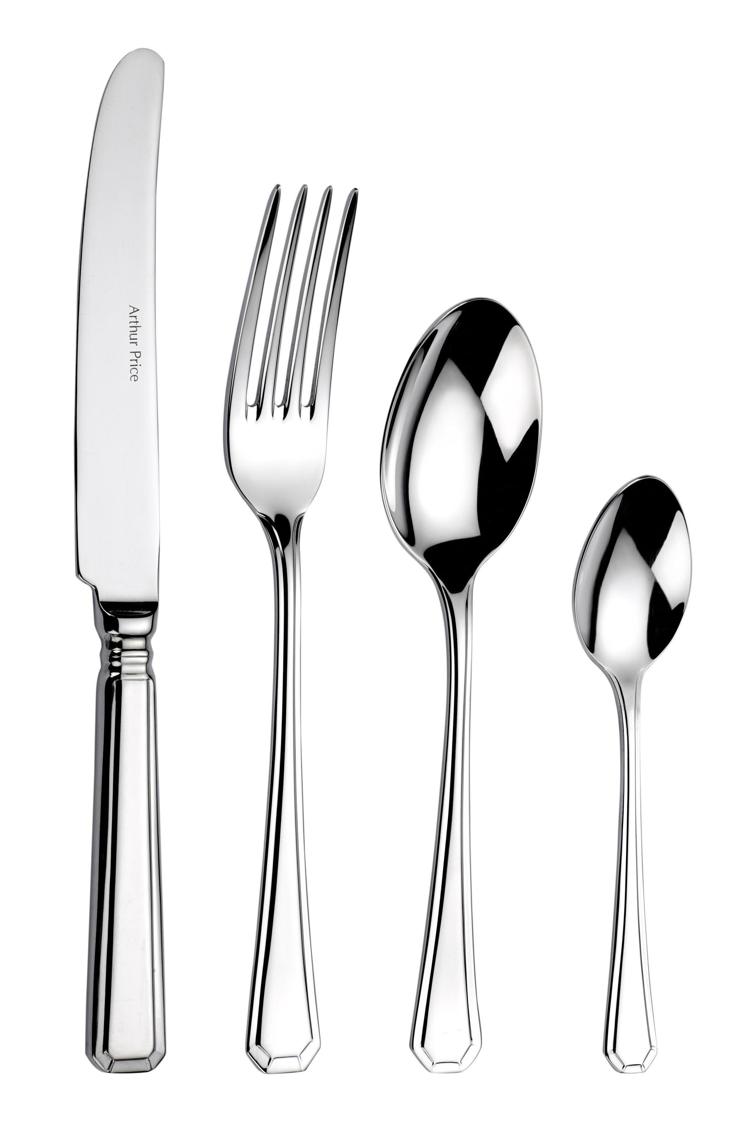 Grecian Stainless Steel 24 Piece 6 Person Boxed Cutlery Set