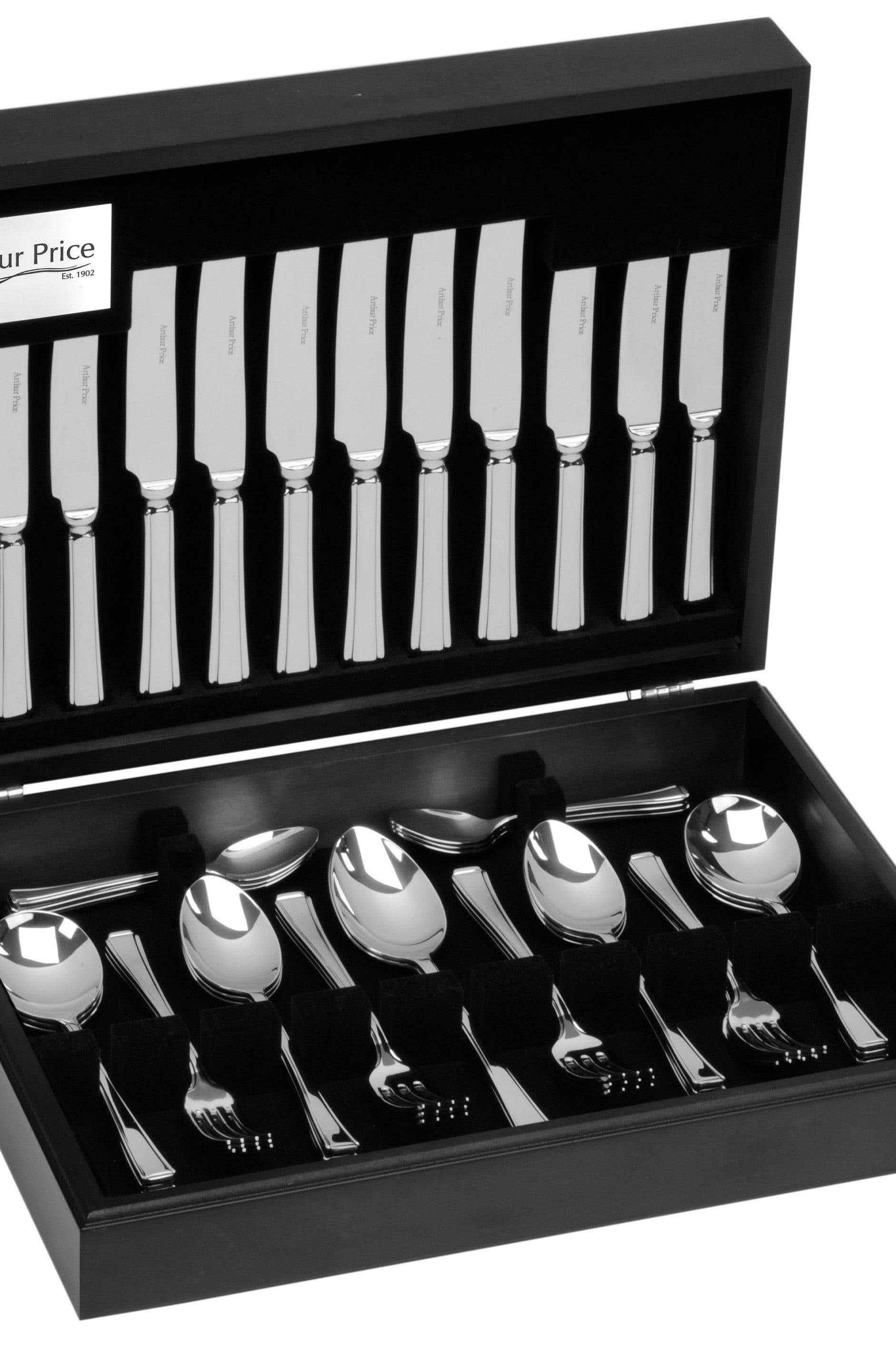 Harley Stainless Steel 58 Piece 8 Person Canteen Cutlery Set