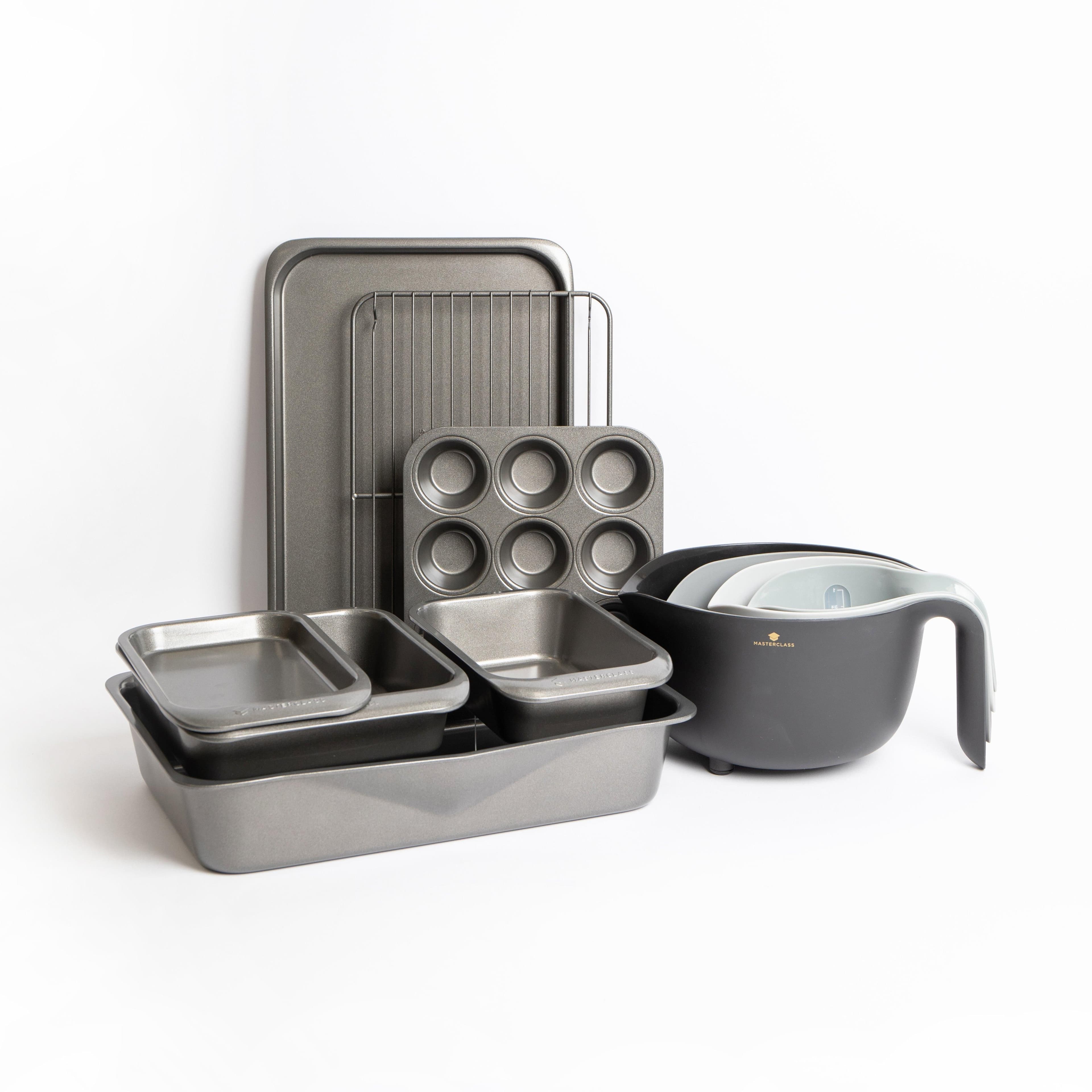 Set Gift Boxed Smart Space Stacking Non Stick Bakeware Set 7 Piece Smart Space Four Piece Bowl Set