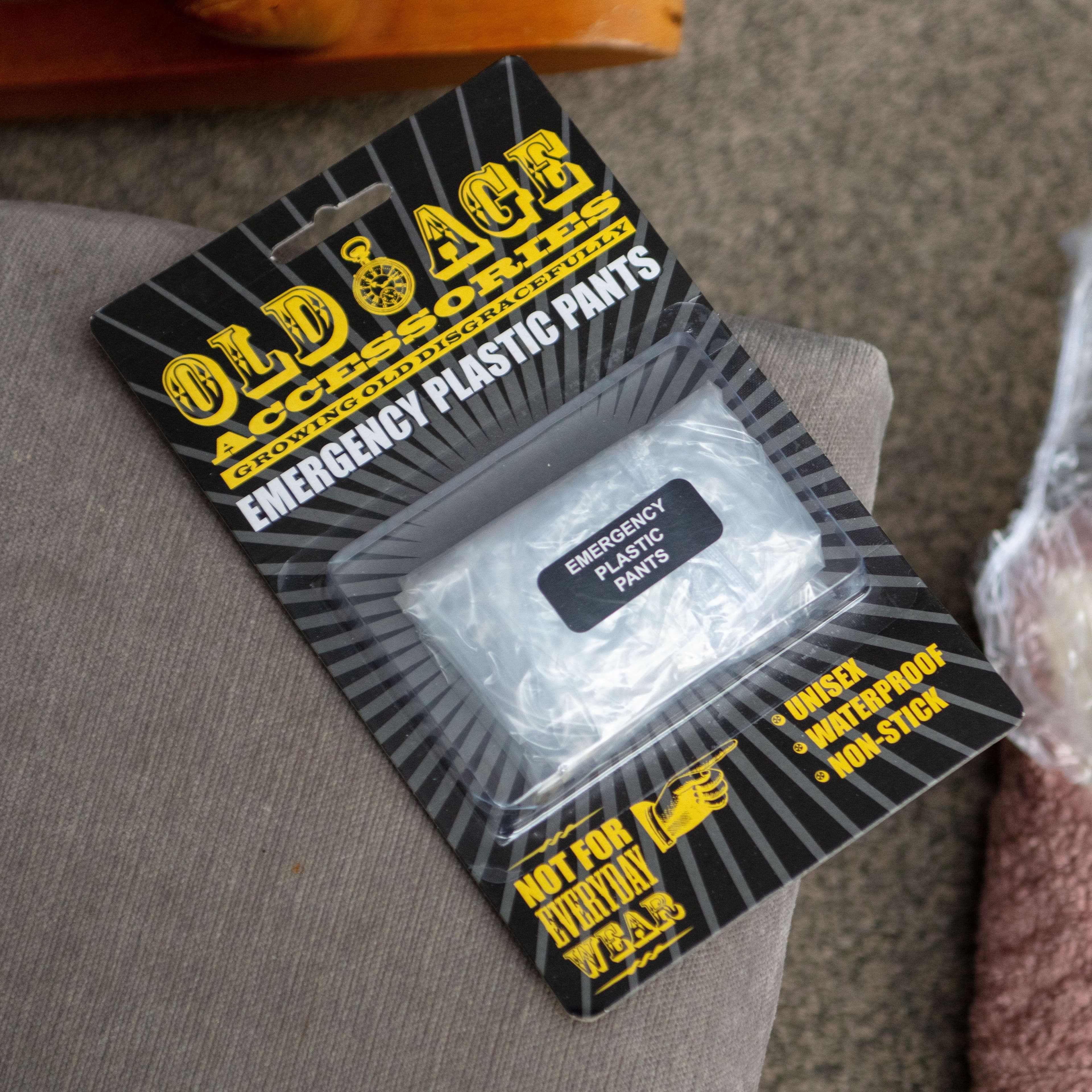 Old Age Emergency Pants - Funny/Novelty Gifts