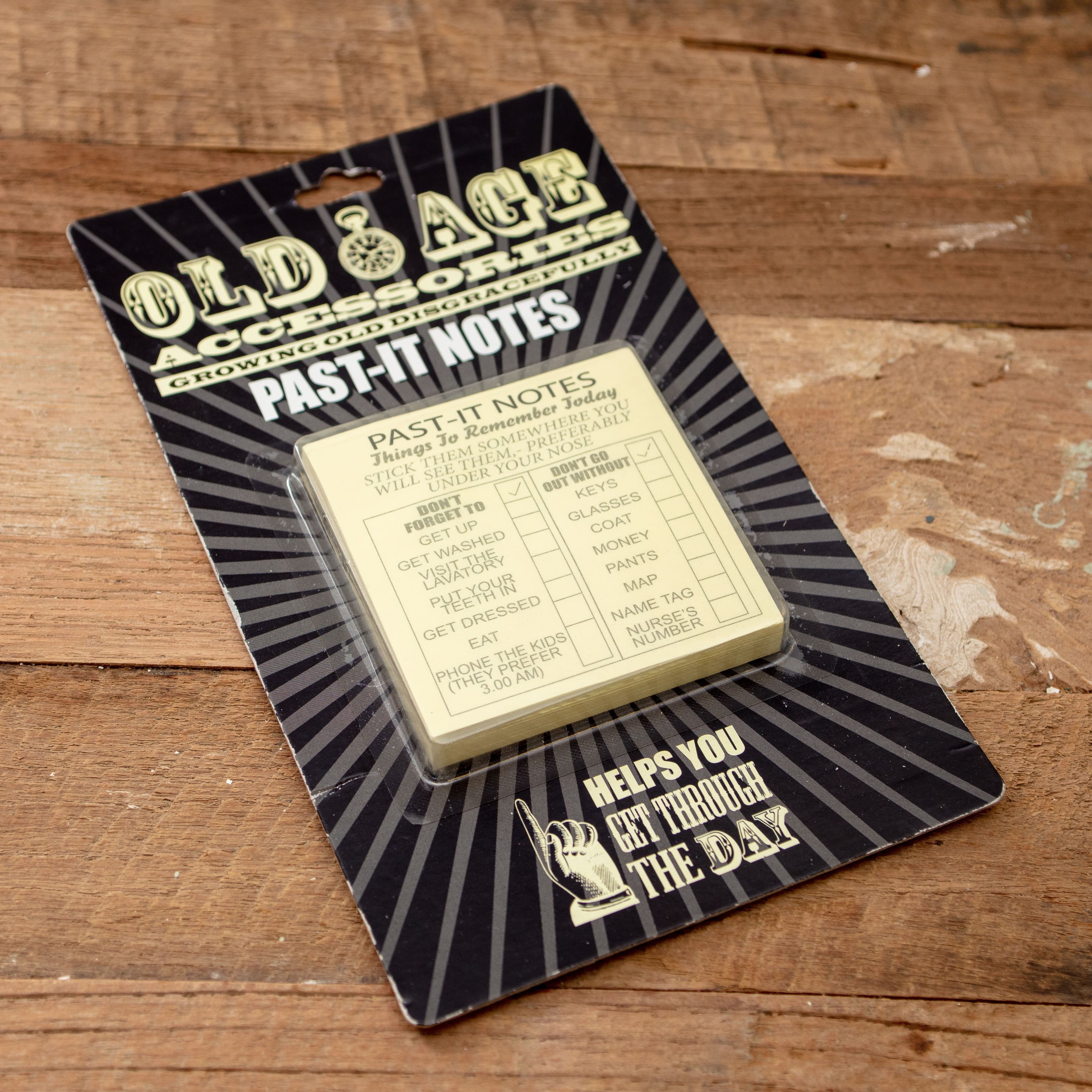 Old Age Past-It Notes - Joke Gift