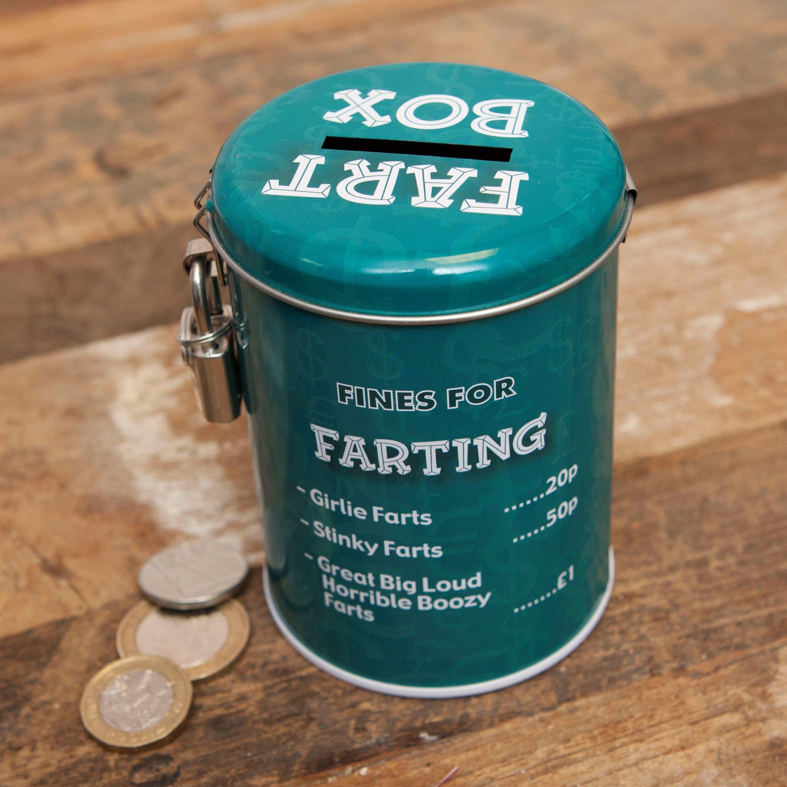 Farting Fines Tin - Funny/Novelty Gift For Him