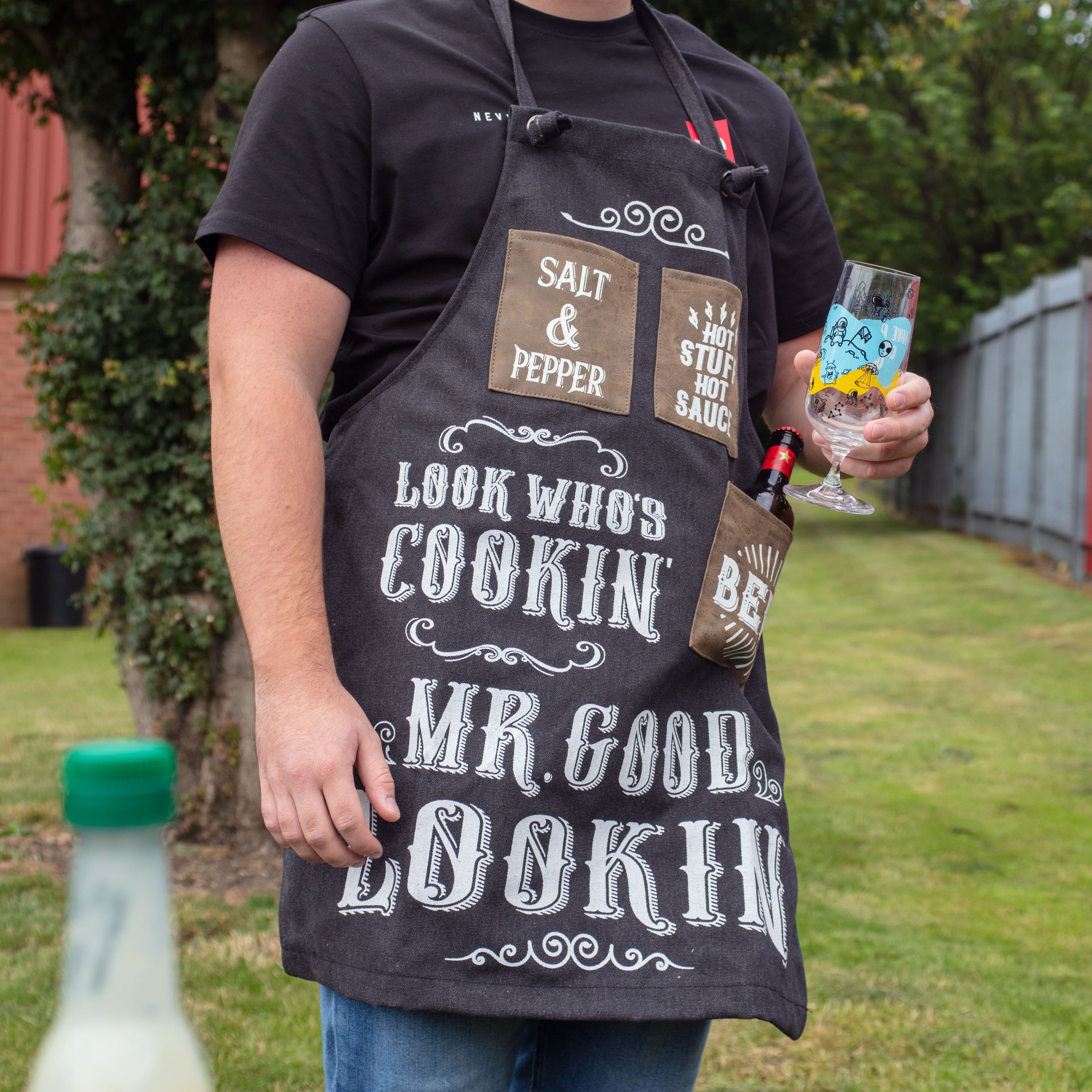 Mr. Good Lookin' Mens BBQ Apron