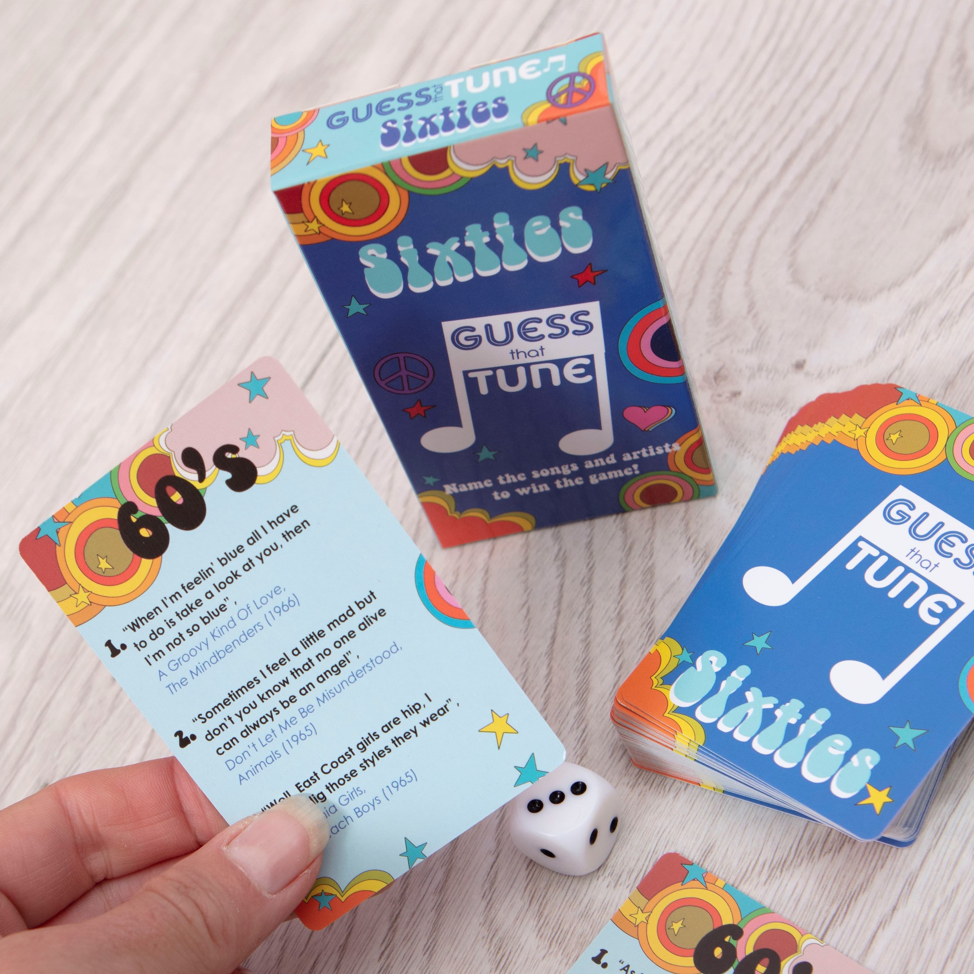 Sixties Edition Guess That Tune - Music Trivia Game