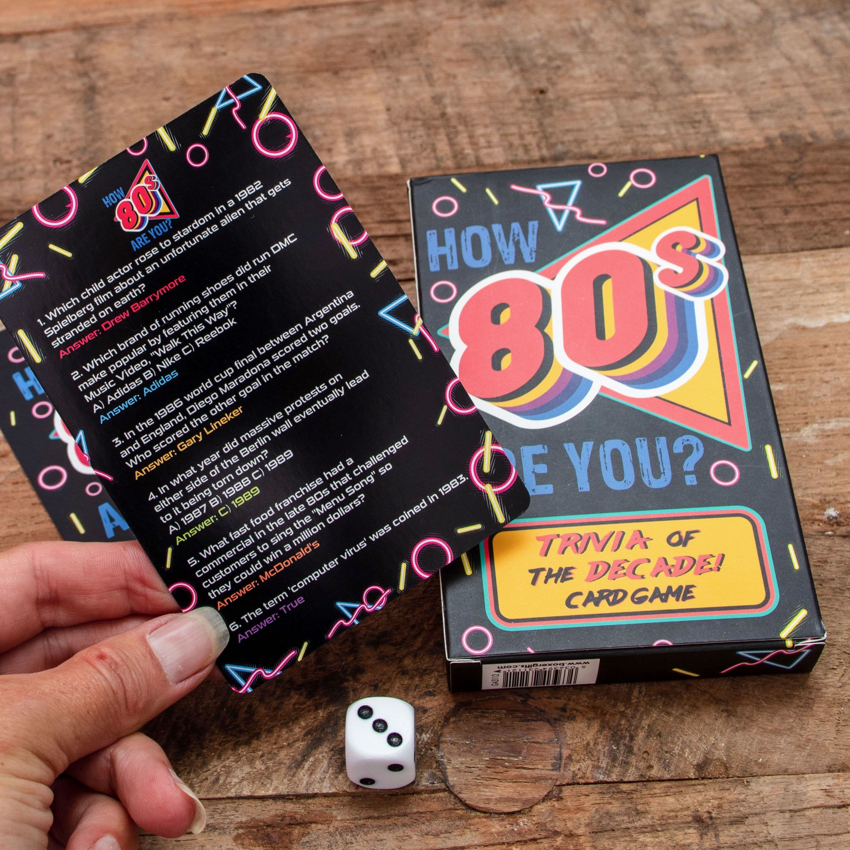 How 80s Are You? 80s Trivia Card Game