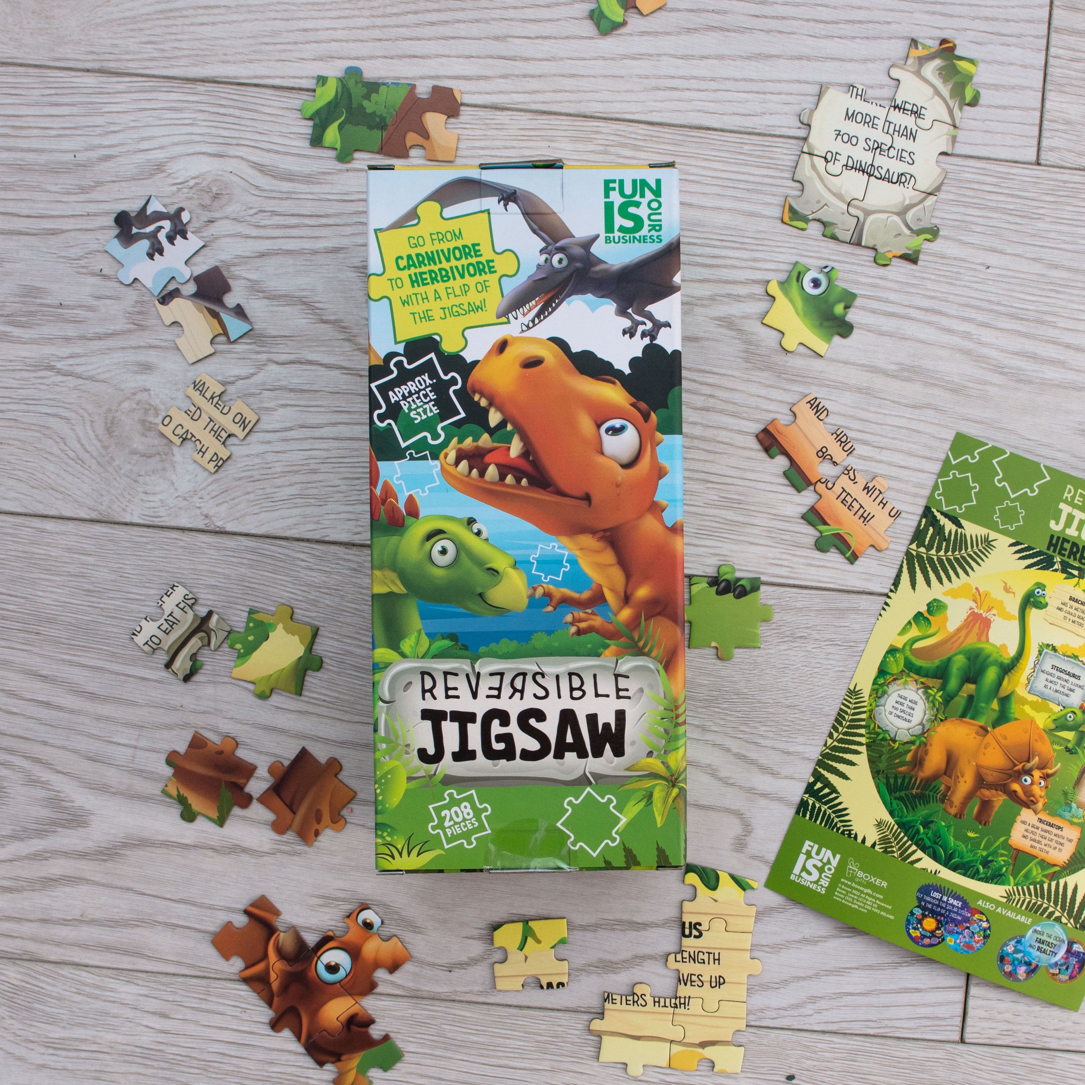 Dinosaurs' Childrens Reversible Jigsaw