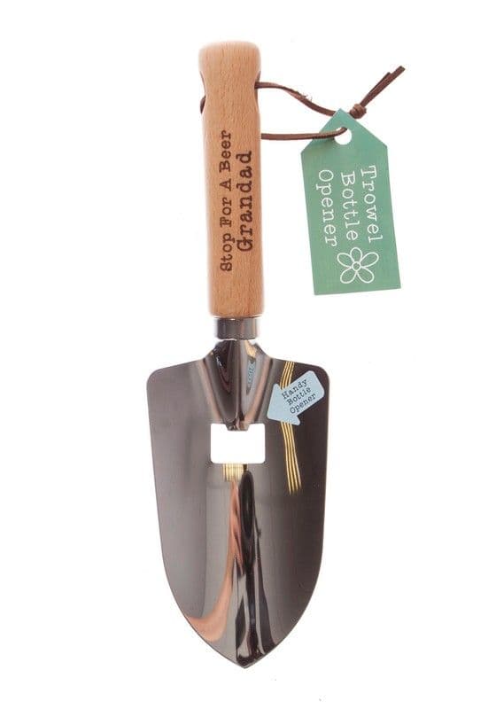 Grandad's Beer Bottle Opener Trowel - Gardening Gift