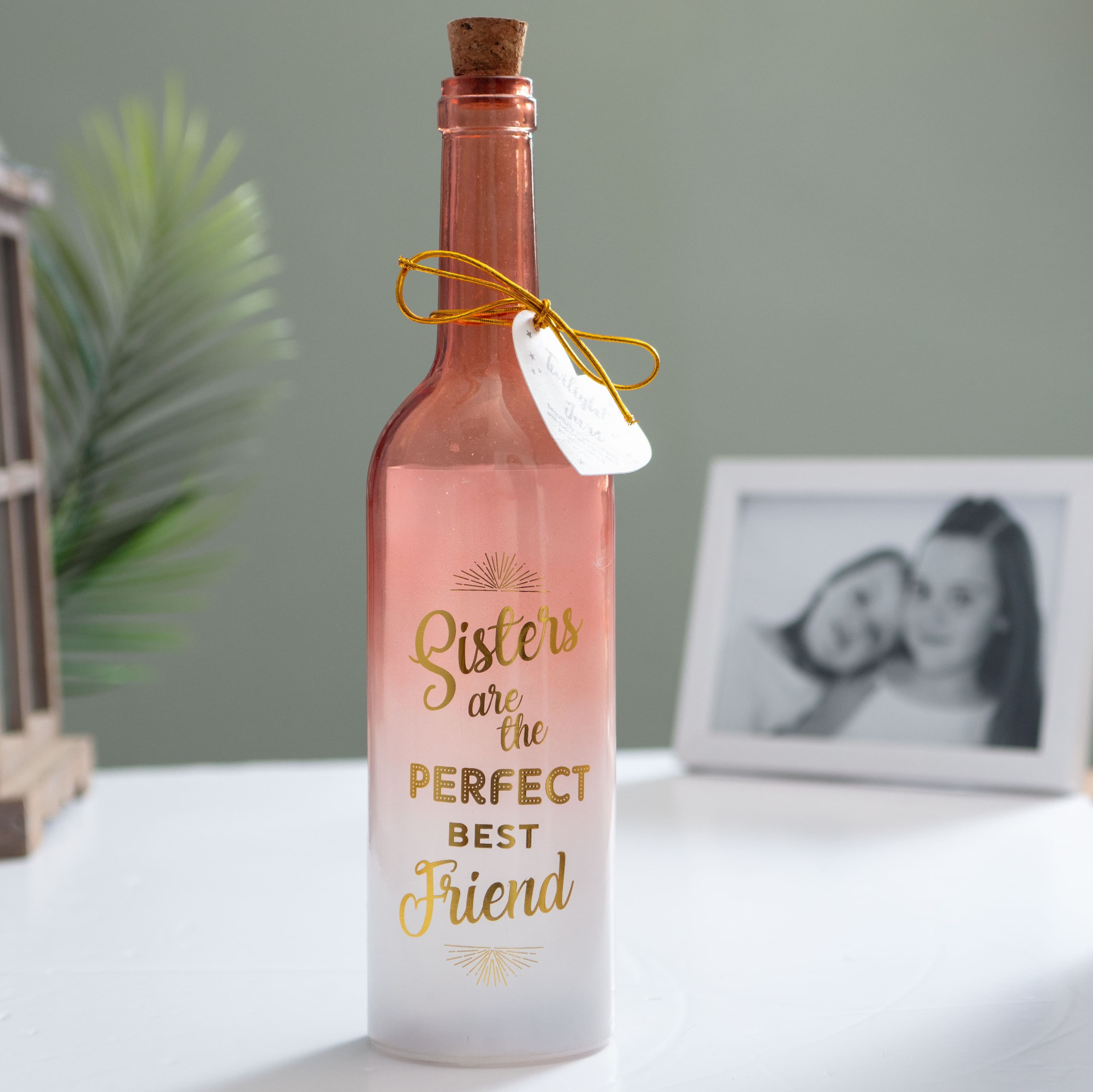 Sisters Are The Perfect Best Friend Luxe Starlight Bottle