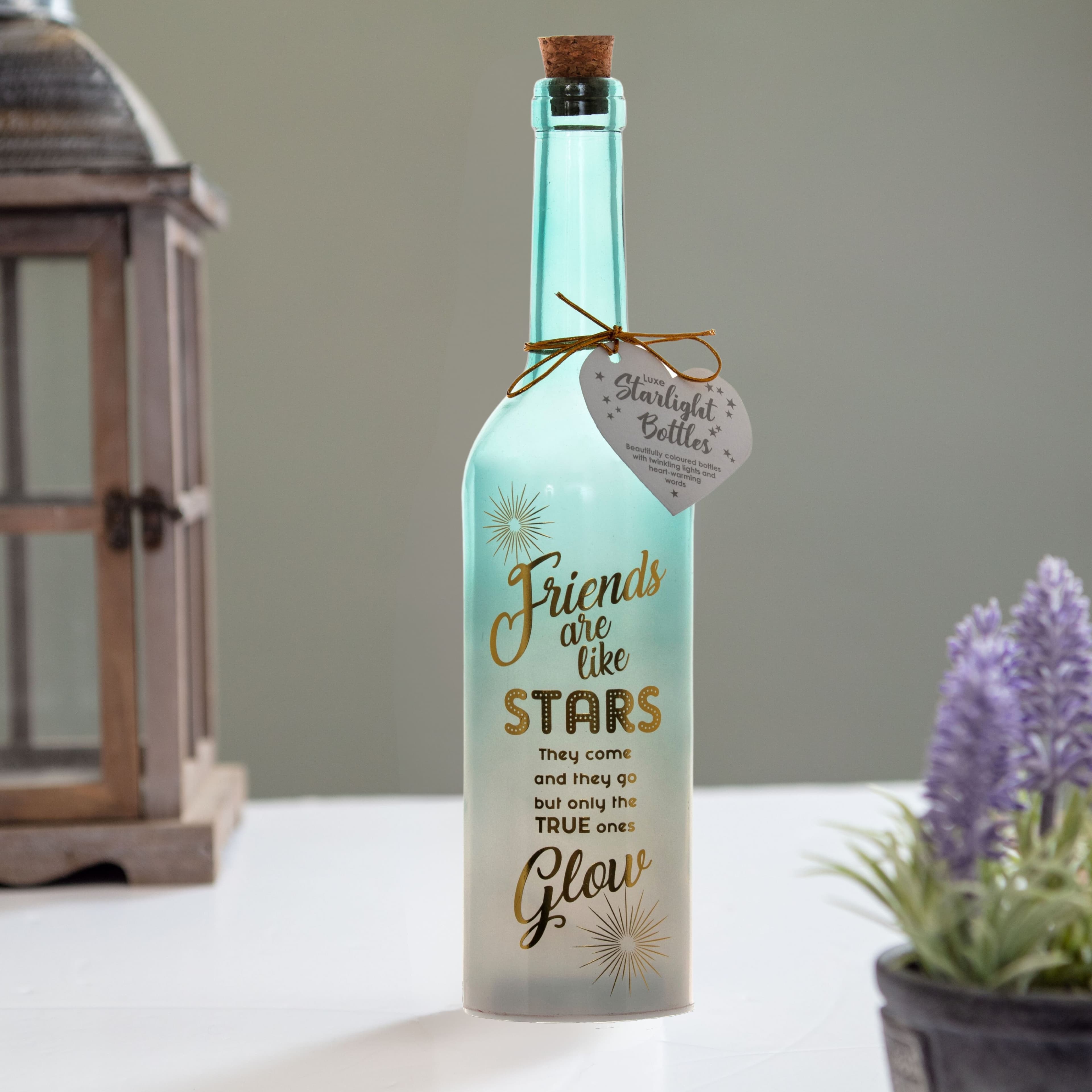 Friends Are Like Stars Luxe Starlight Bottle - Gift For Her