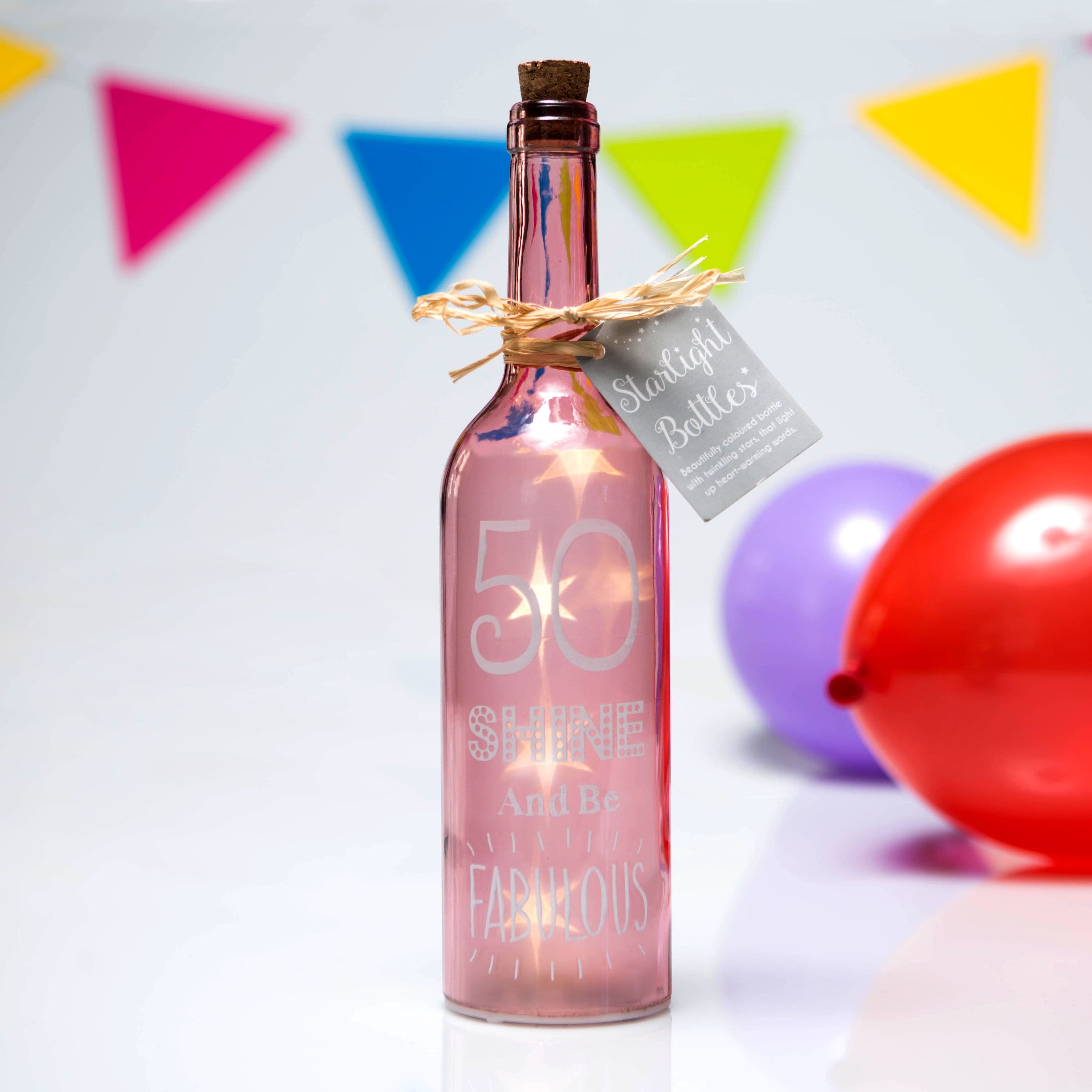 Boxer Gifts Women's 50th Birthday' Starlight Bottle