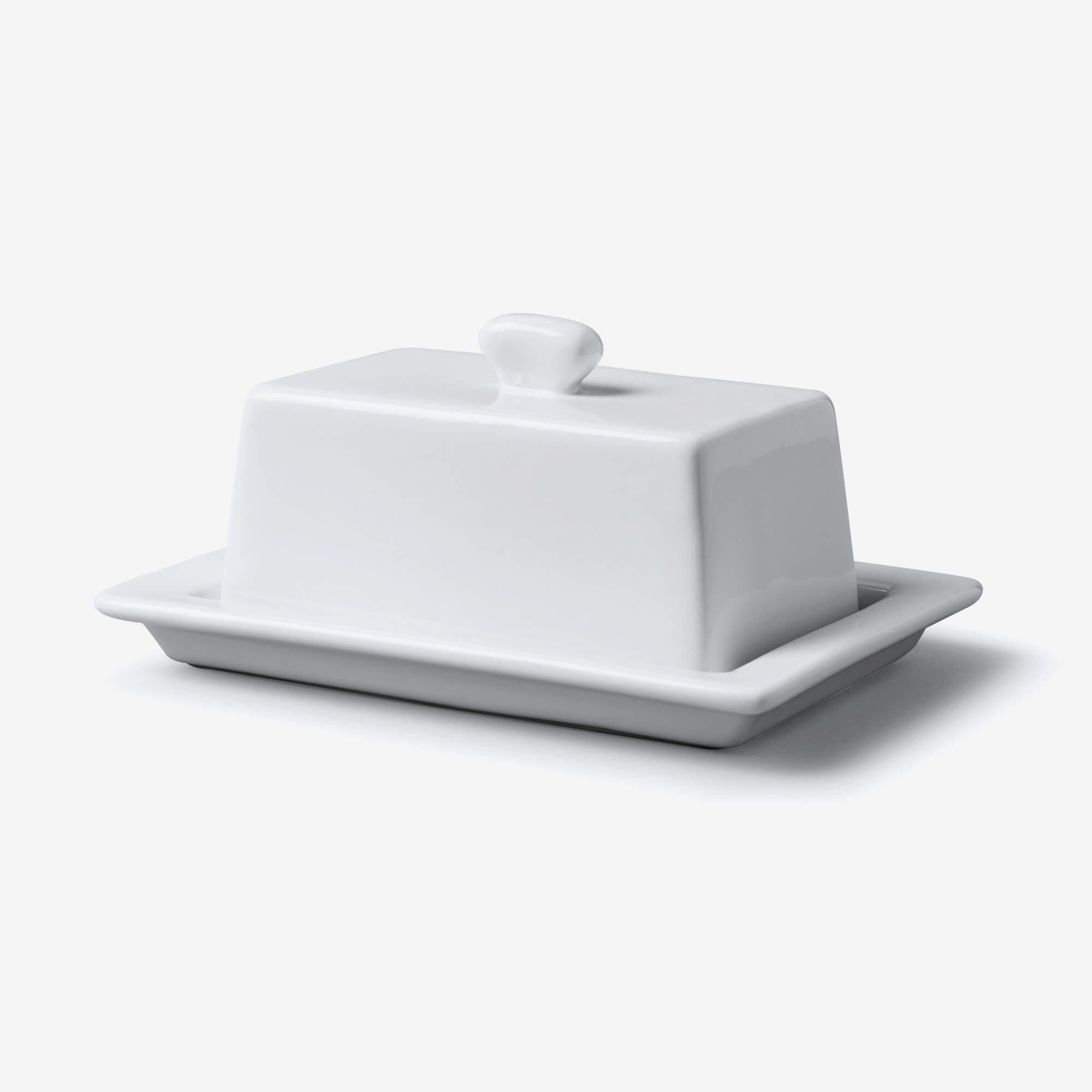 Porcelain Traditional Butter Plate Lid
