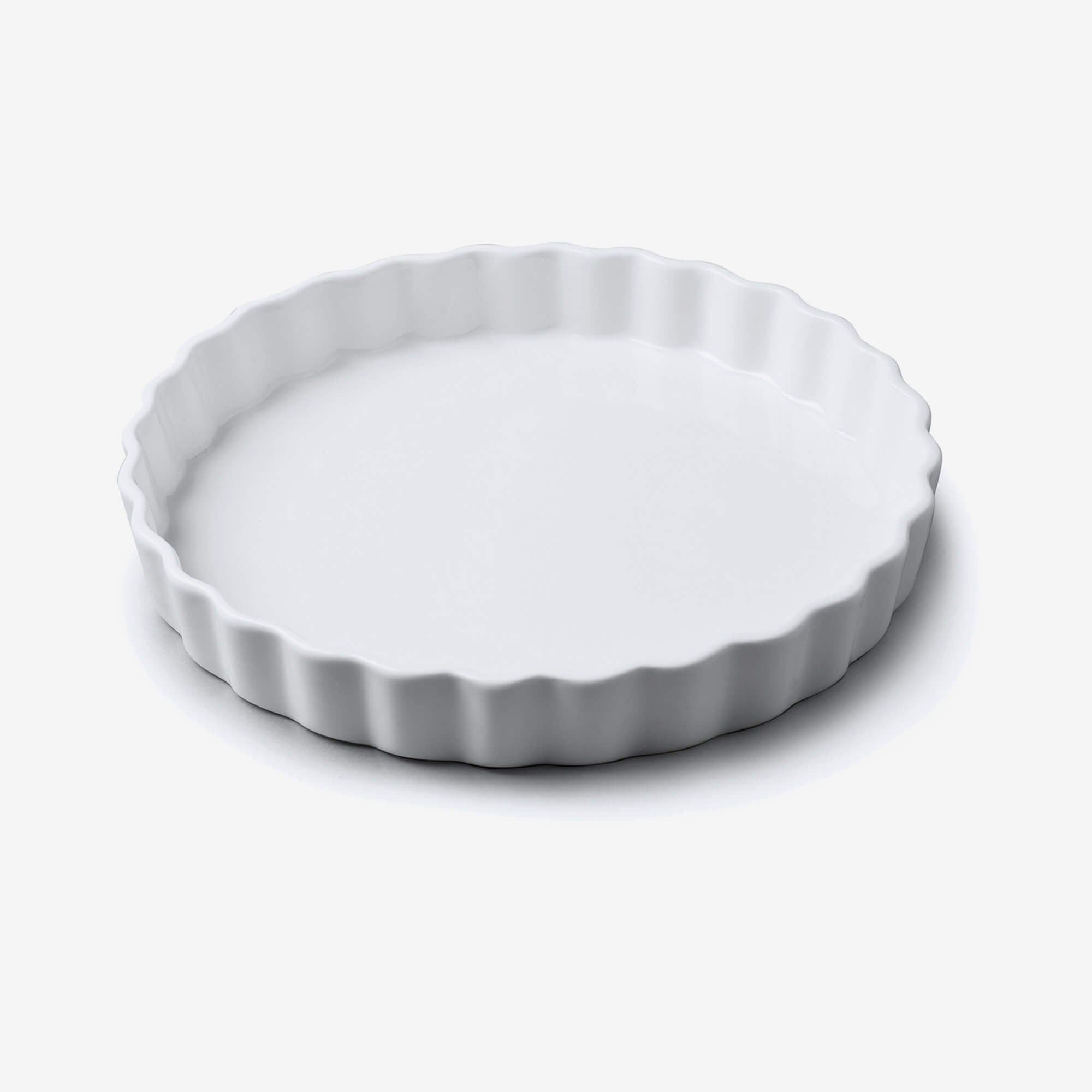 Porcelain Round Flan Dish 22cm