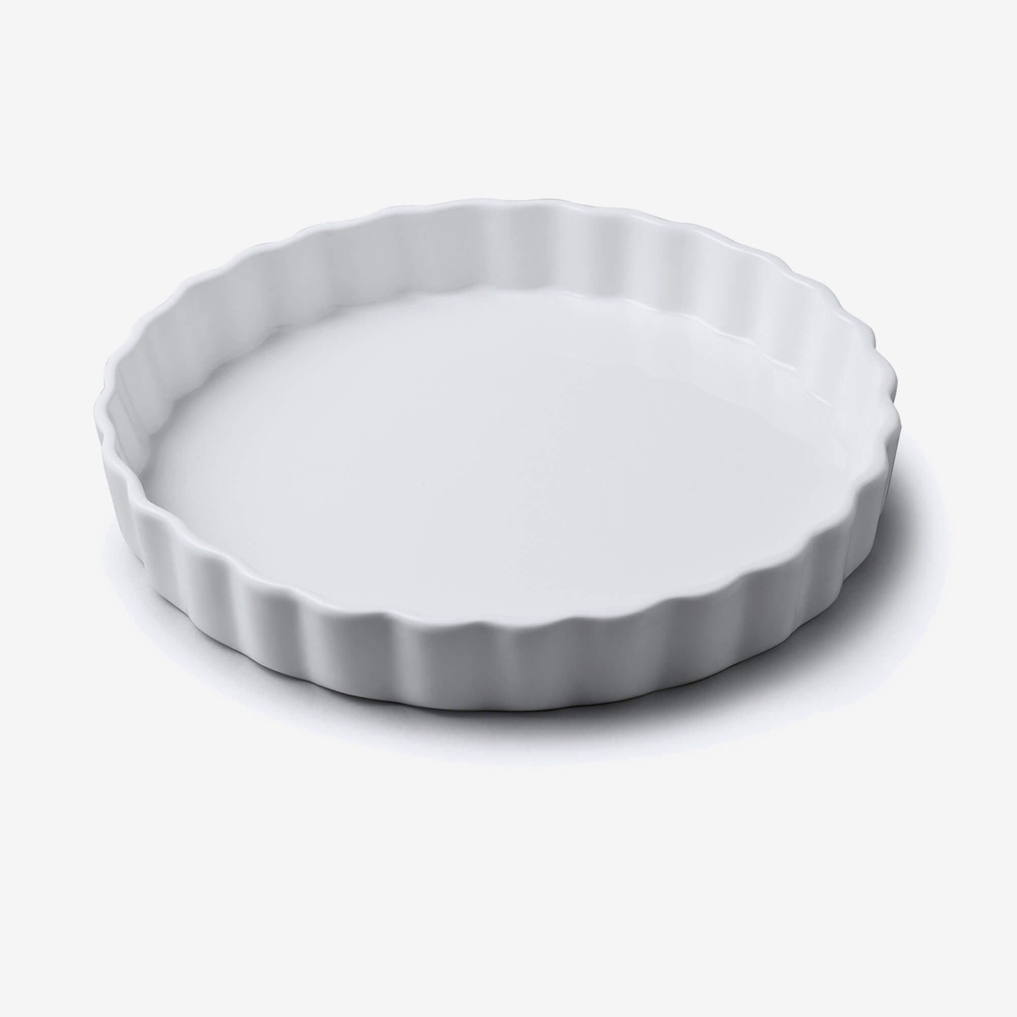 Porcelain Round Flan Dish 24cm