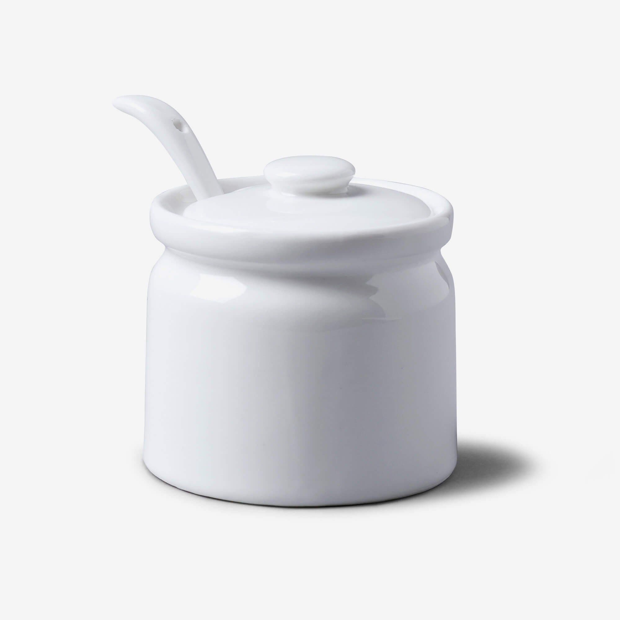 Porcelain Sugar Jam Pot