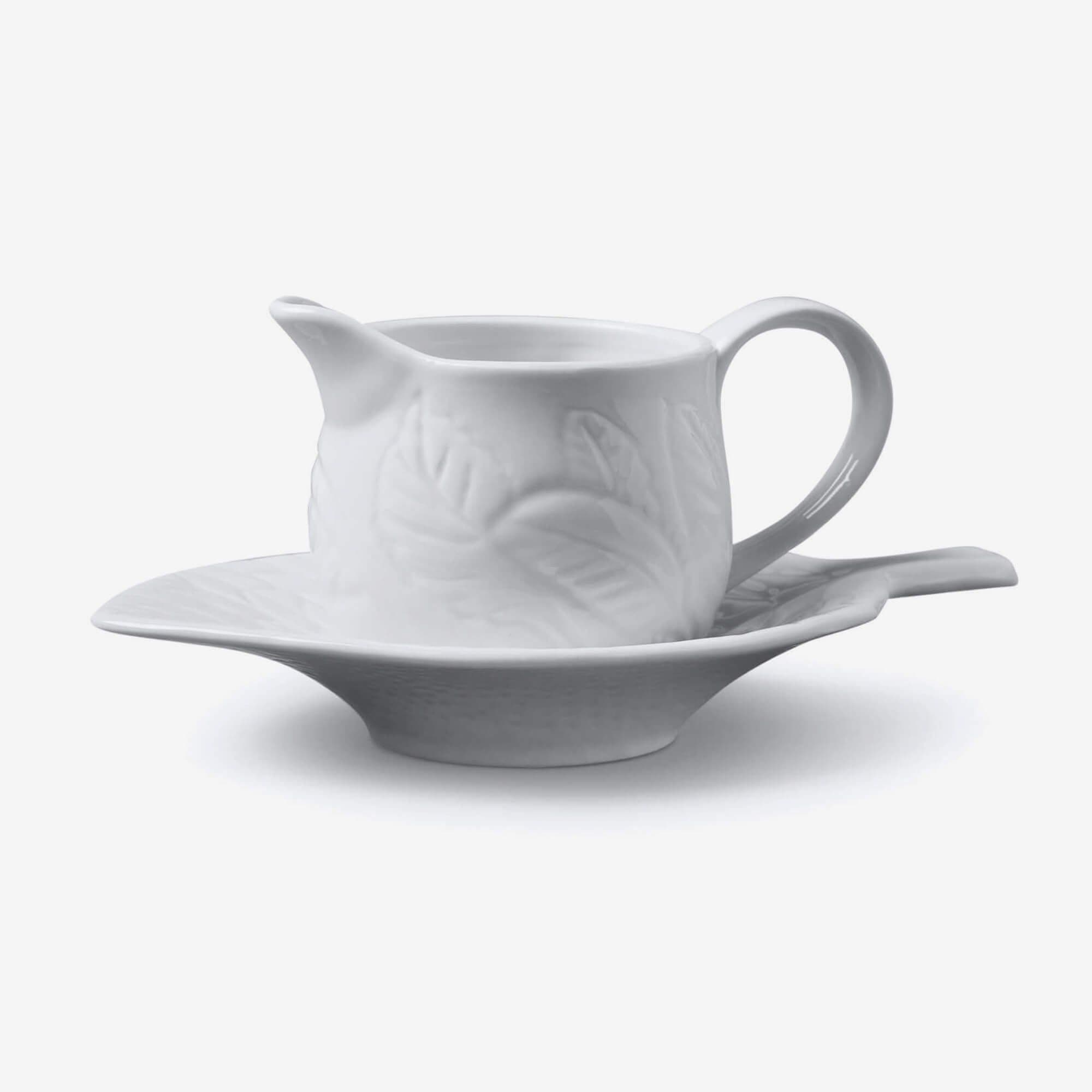 Porcelain Sauce Boat Saucer