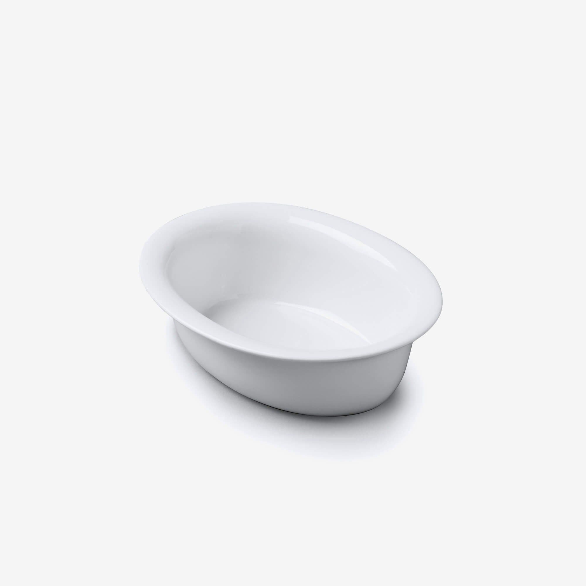Porcelain Oval Pie Dish 18cm
