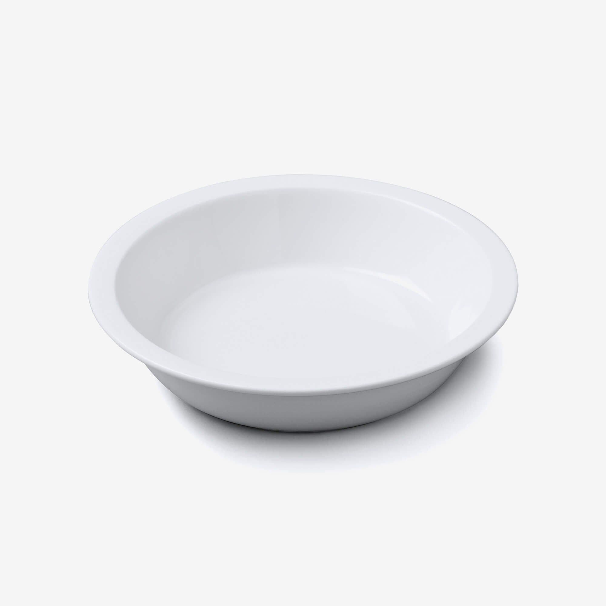 Porcelain Round Straight Edge Pie Dish 20cm
