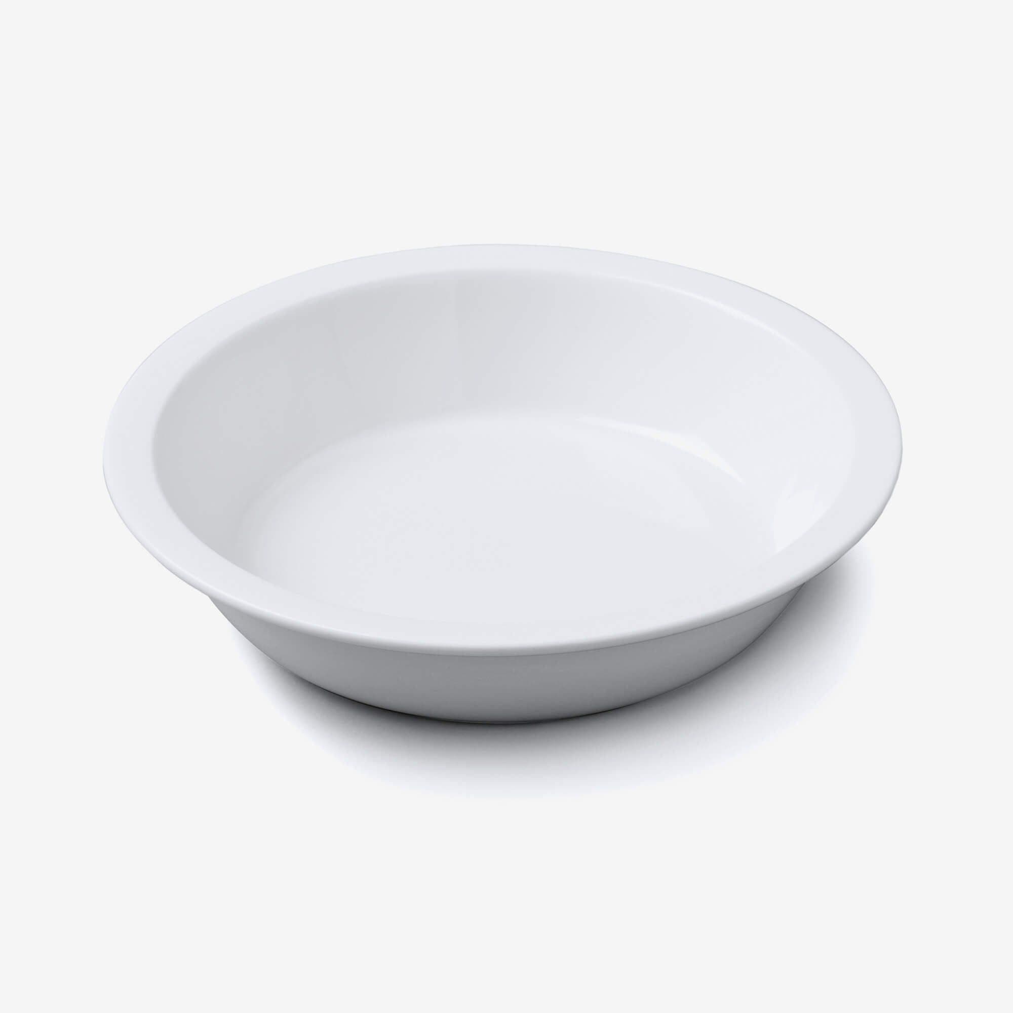 Porcelain Round Straight Edge Pie Dish 27cm