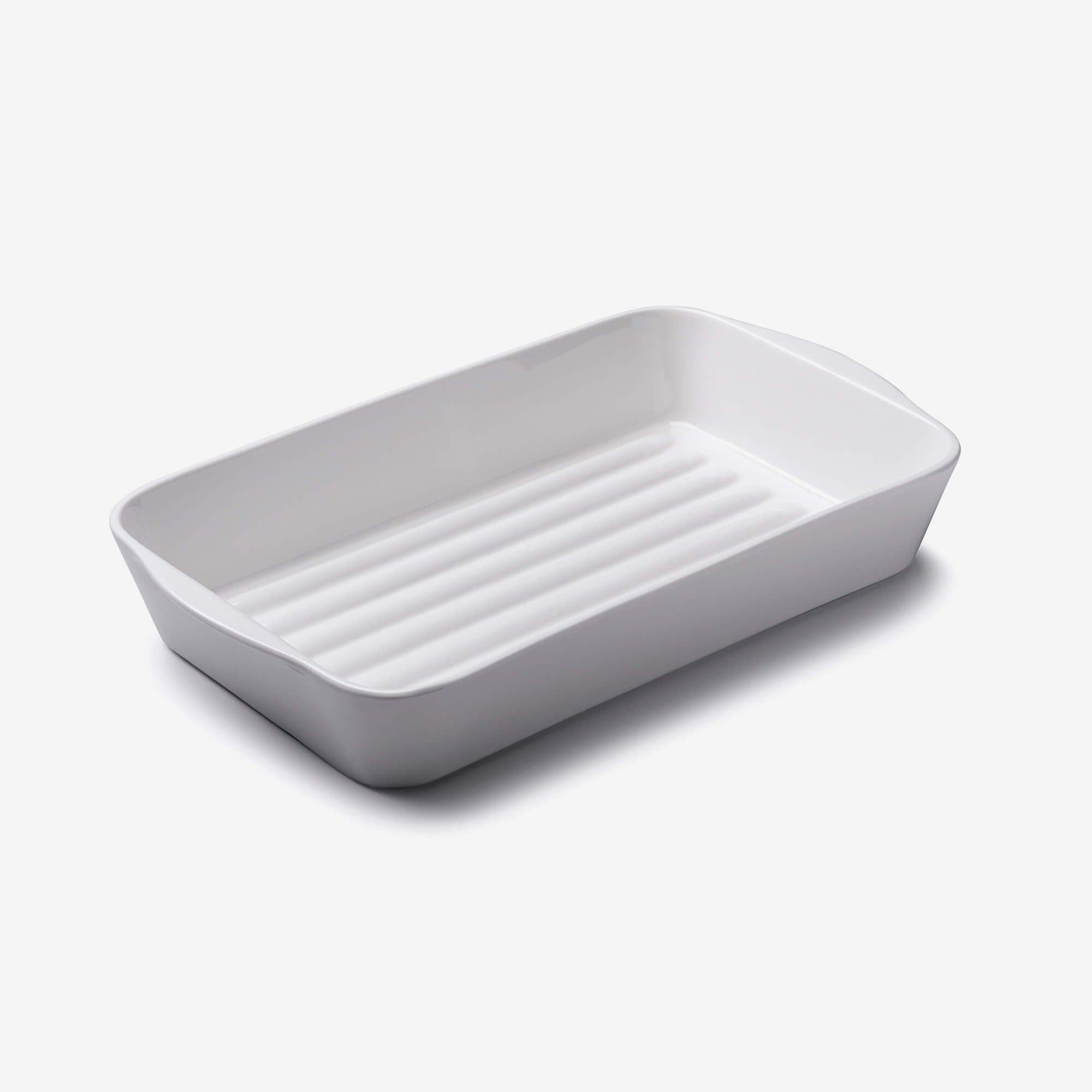 Porcelain Rectangle Roasting Dish 34cm