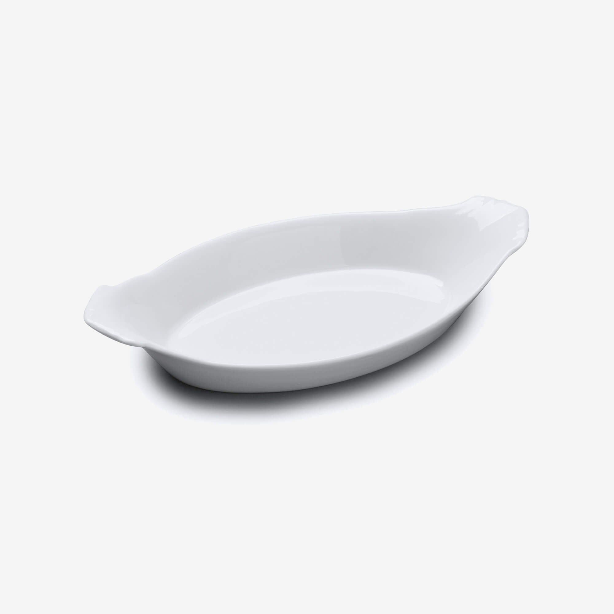 Porcelain Traditional Gratin Dish 17cm