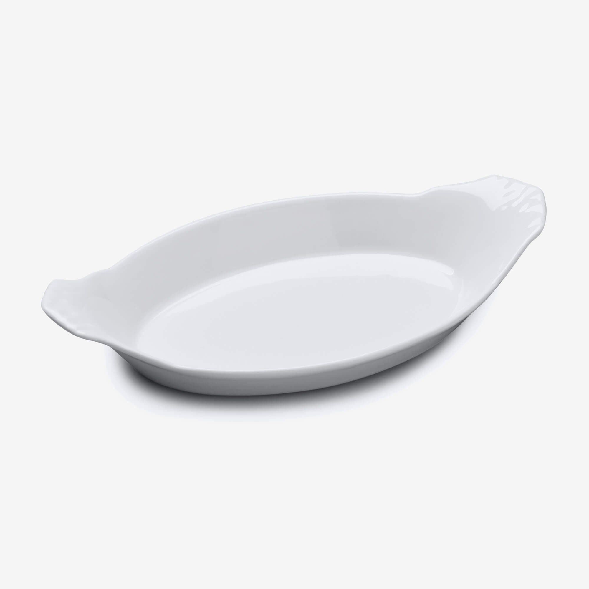 Porcelain Traditional Gratin Dish 26cm