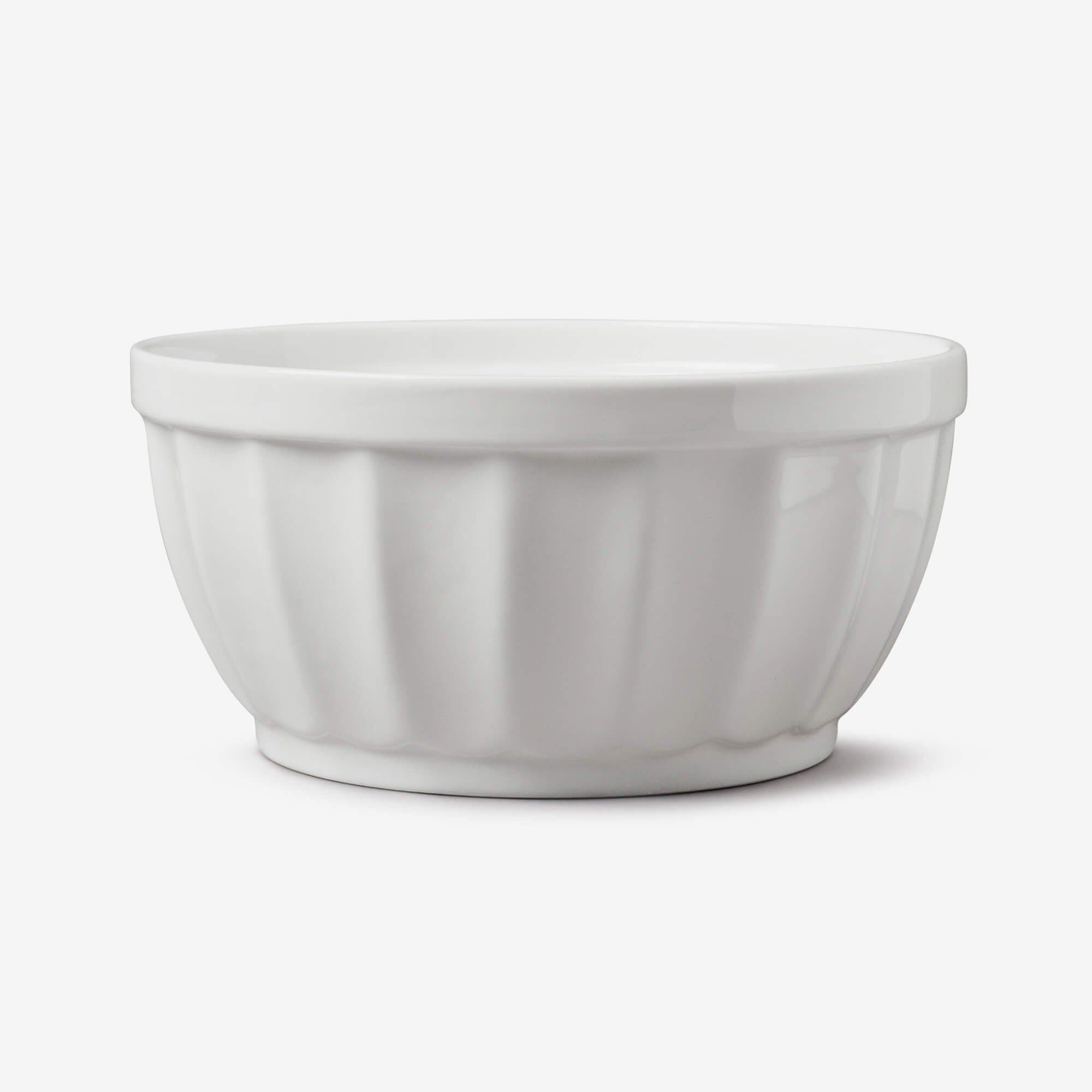 Porcelain Fluted Bowl
