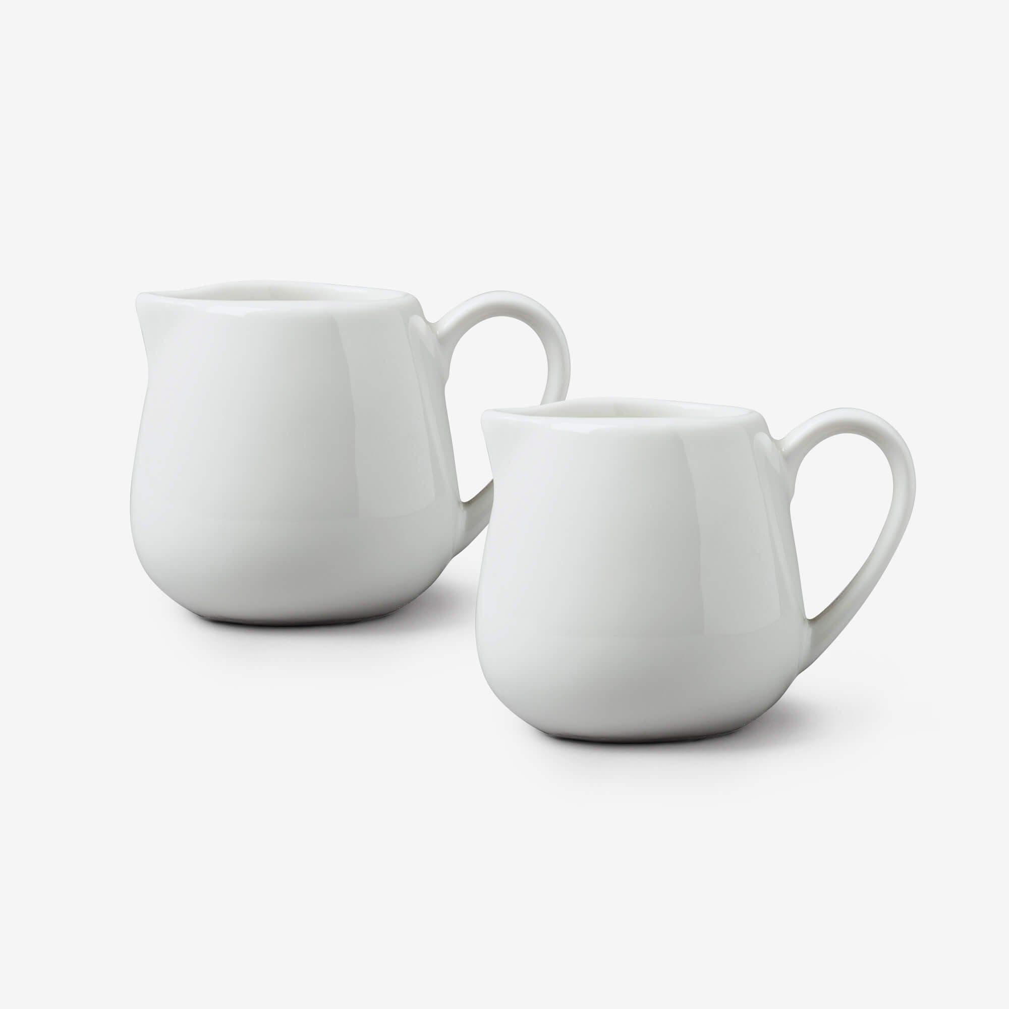 Porcelain Bellied Creamer Jug Set 2