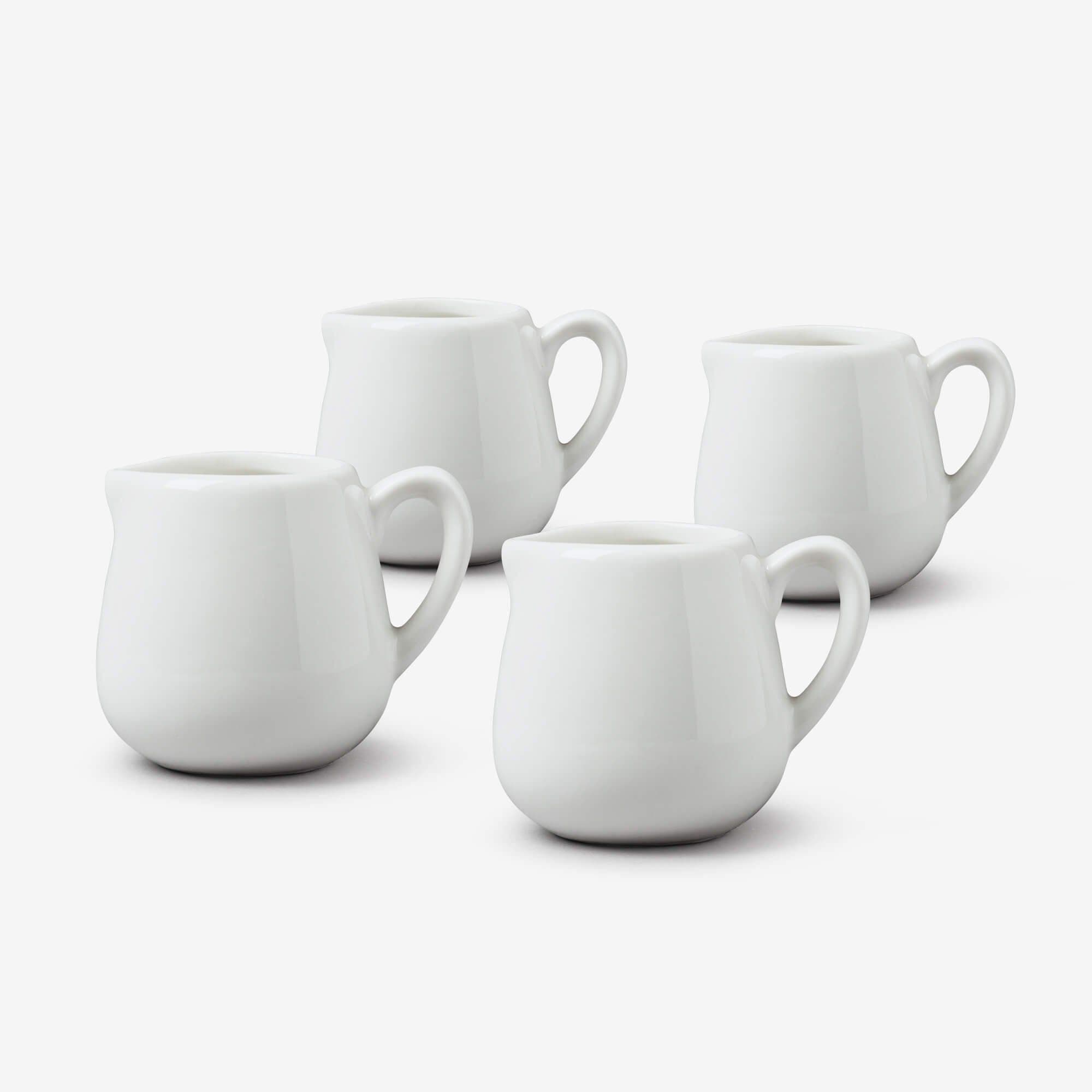 Porcelain Bellied Creamer Jug Set 4
