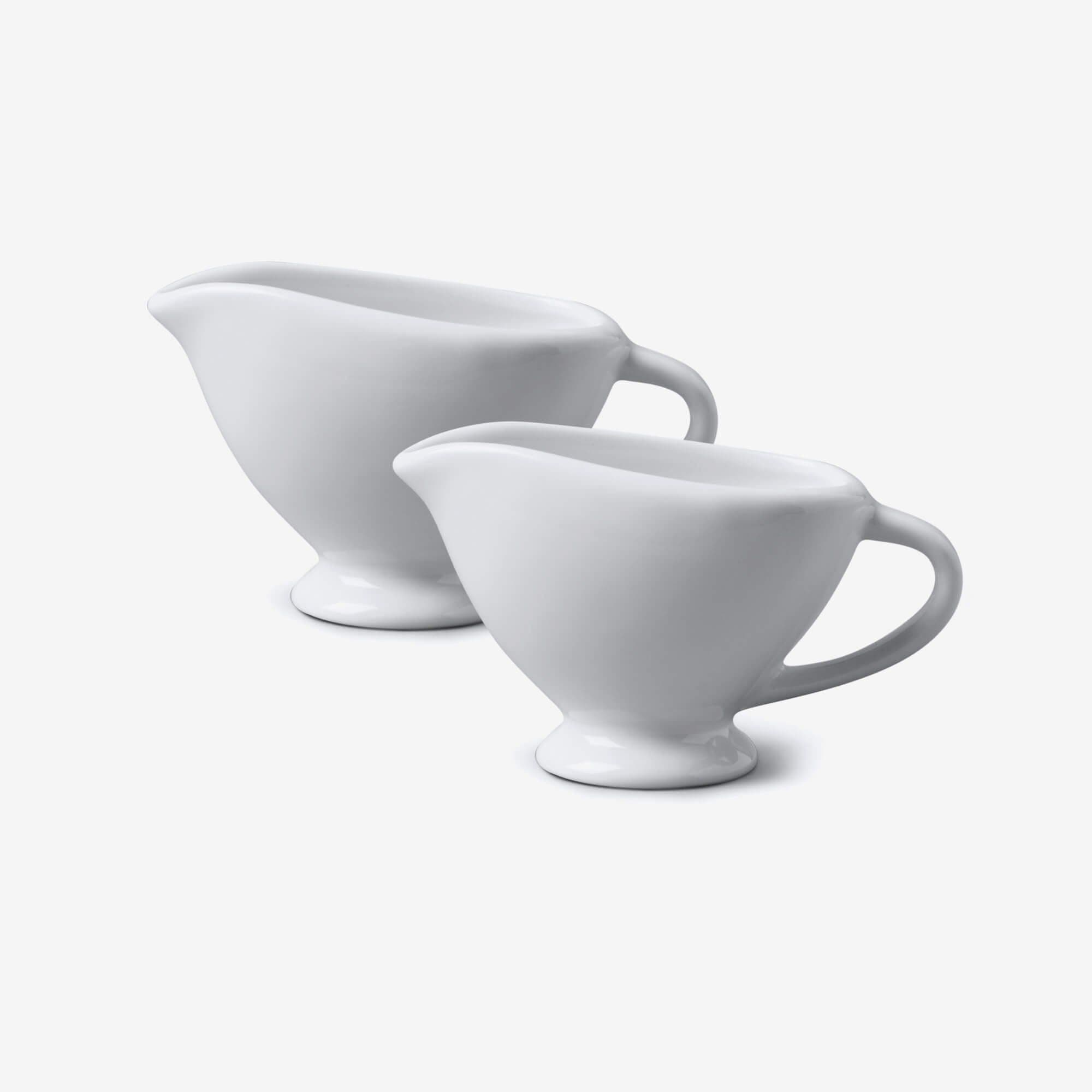 Porcelain Mini Sauce Boat Set 2