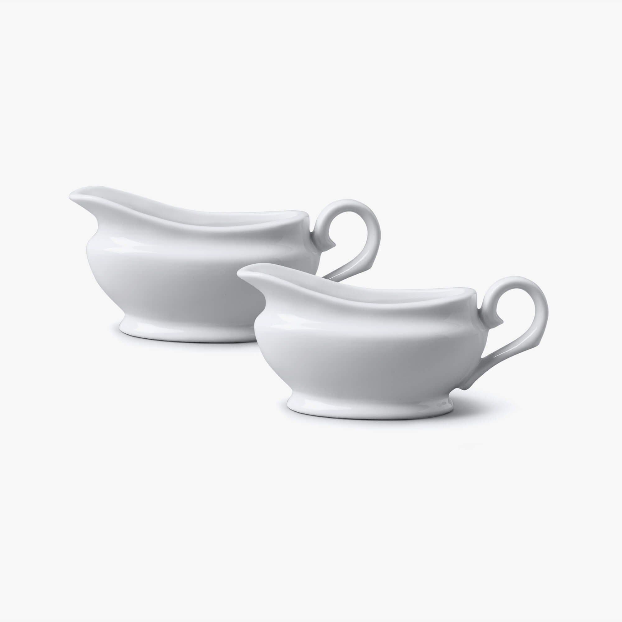 Porcelain Sauce Boat Set 2