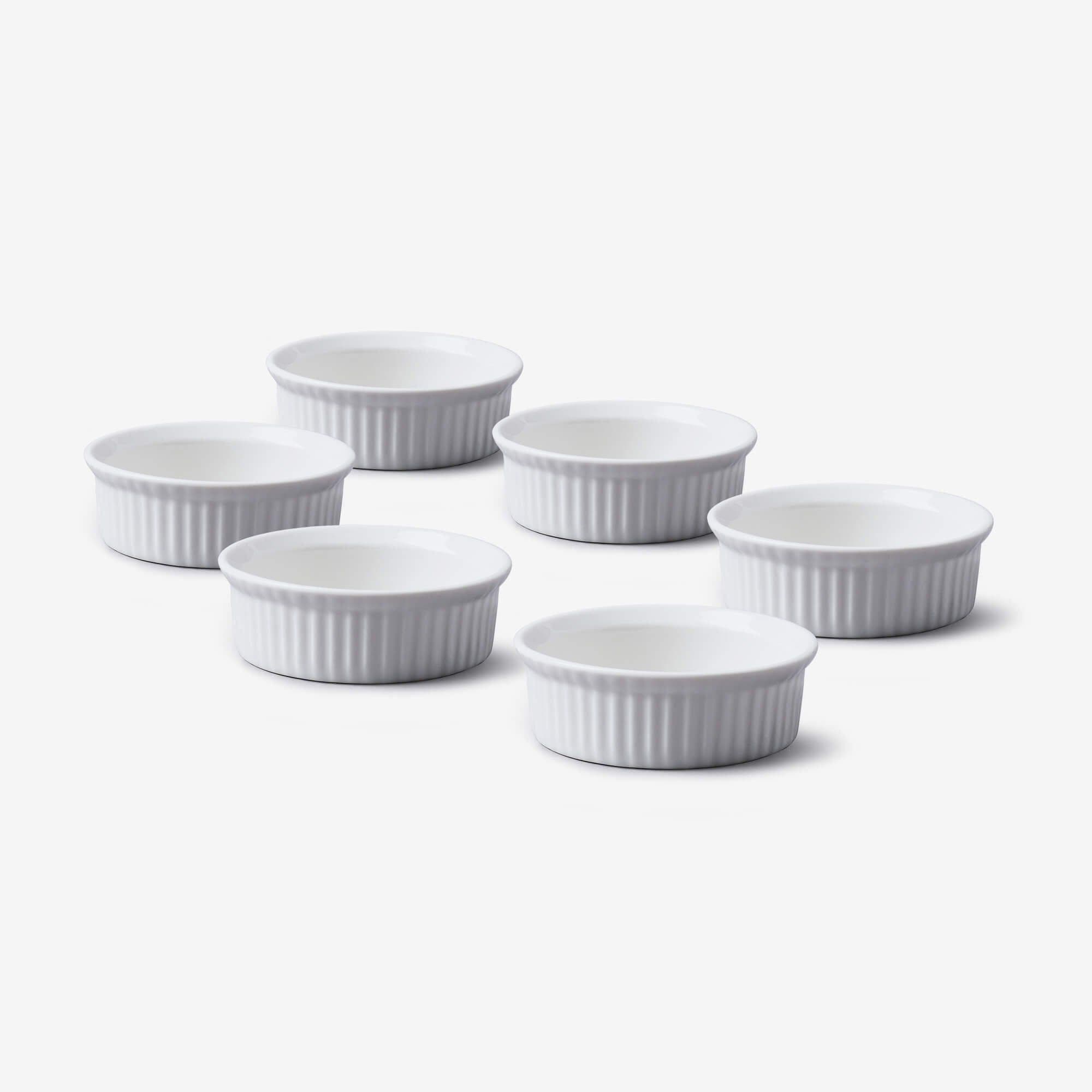 Porcelain Mini Ramekin 6.5cm Set 6