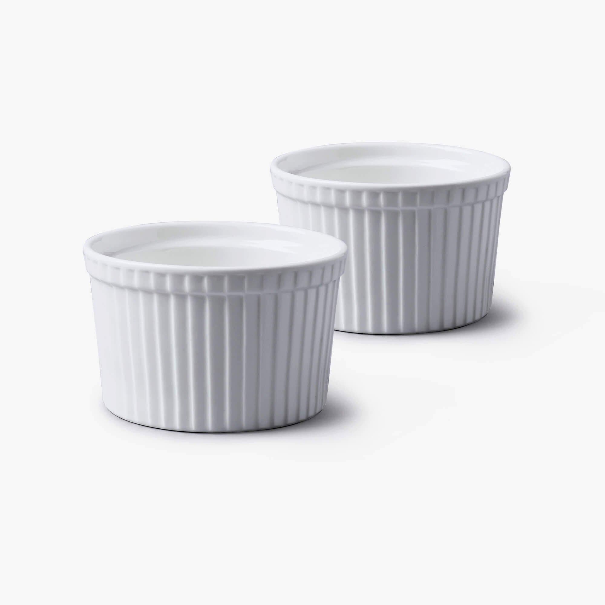 Porcelain Deep Ramekin 10cm Set 2