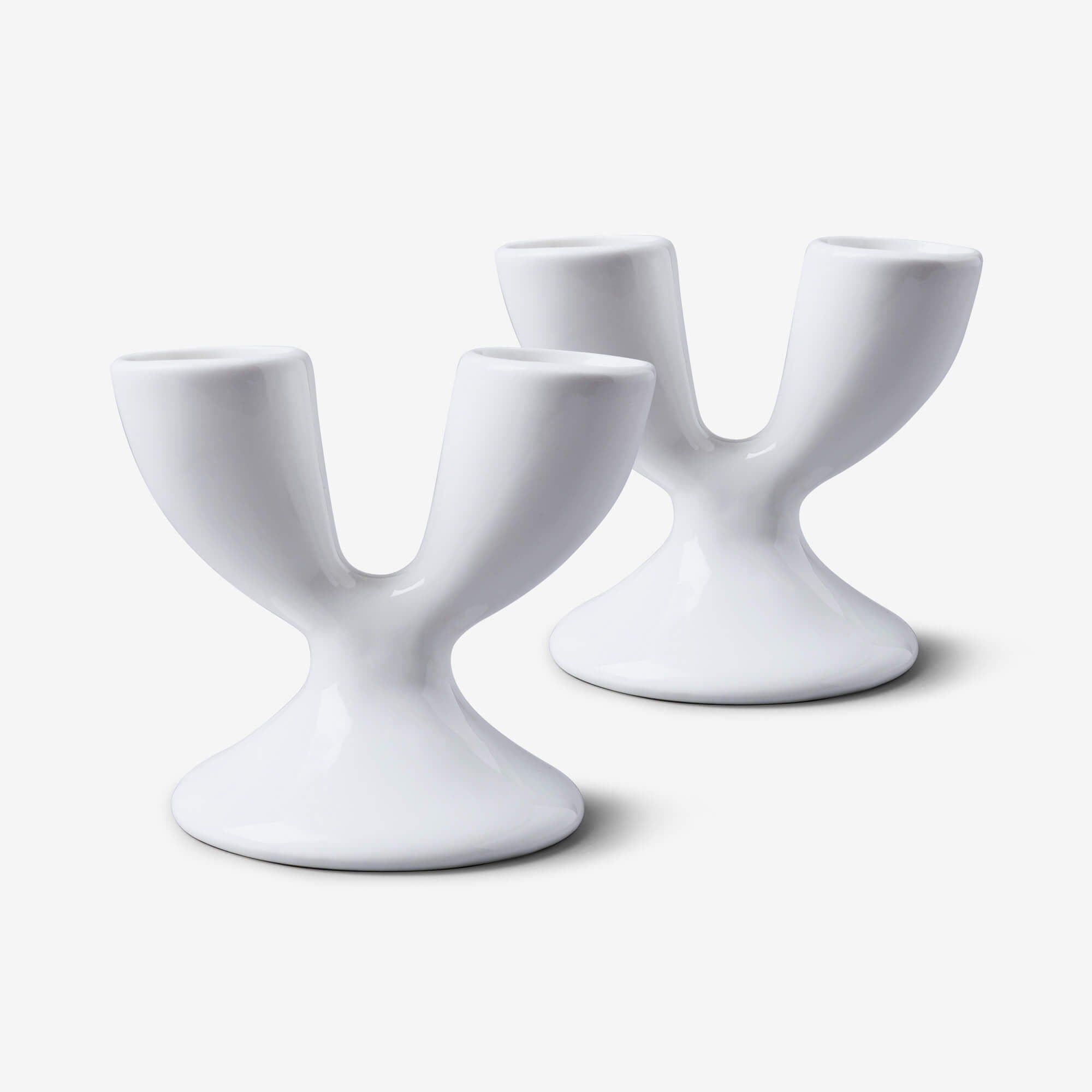 Porcelain Double Egg Cup Set 2