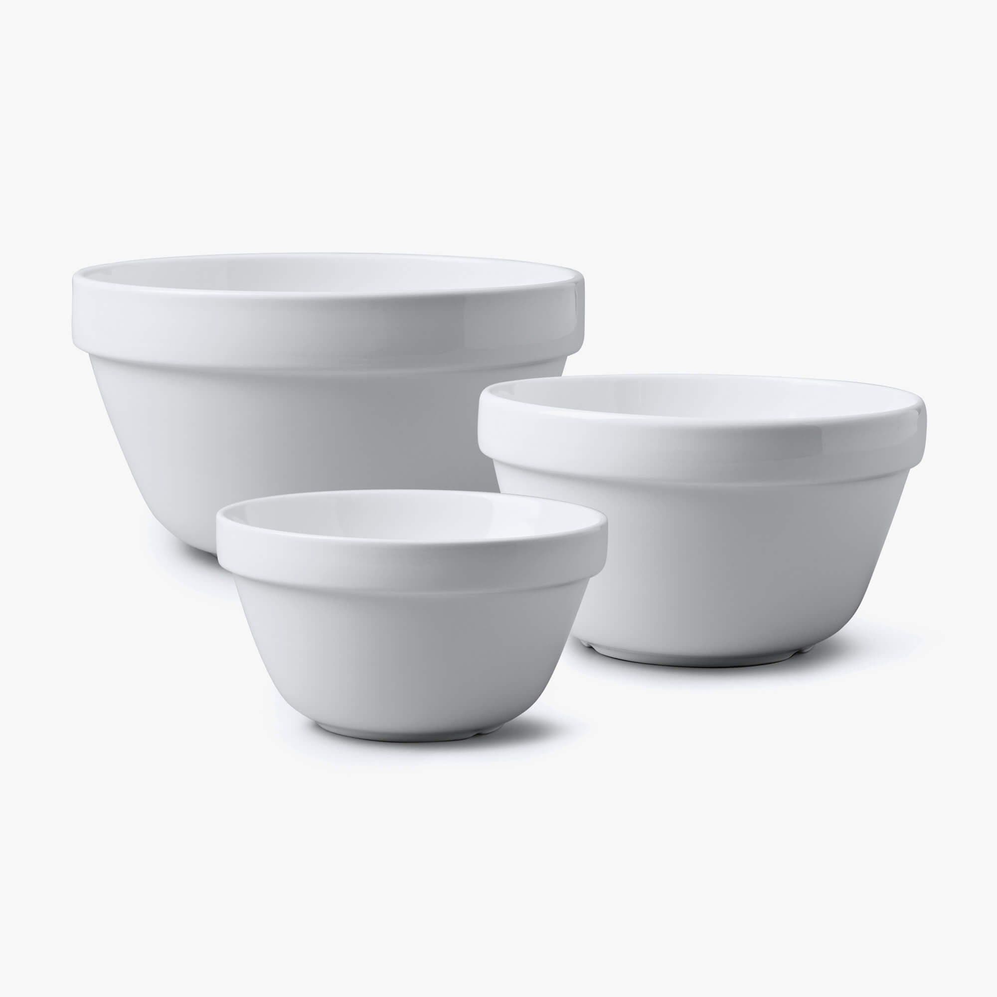 Porcelain Pudding Basin Set 3