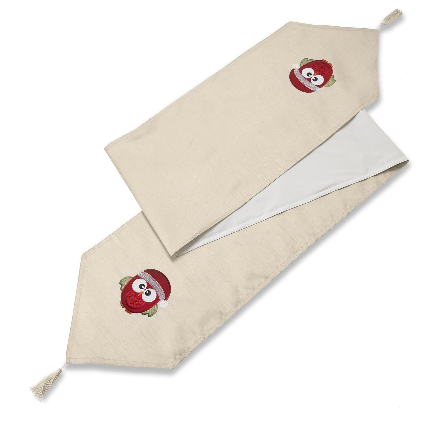 Owl Christmas Table Runner